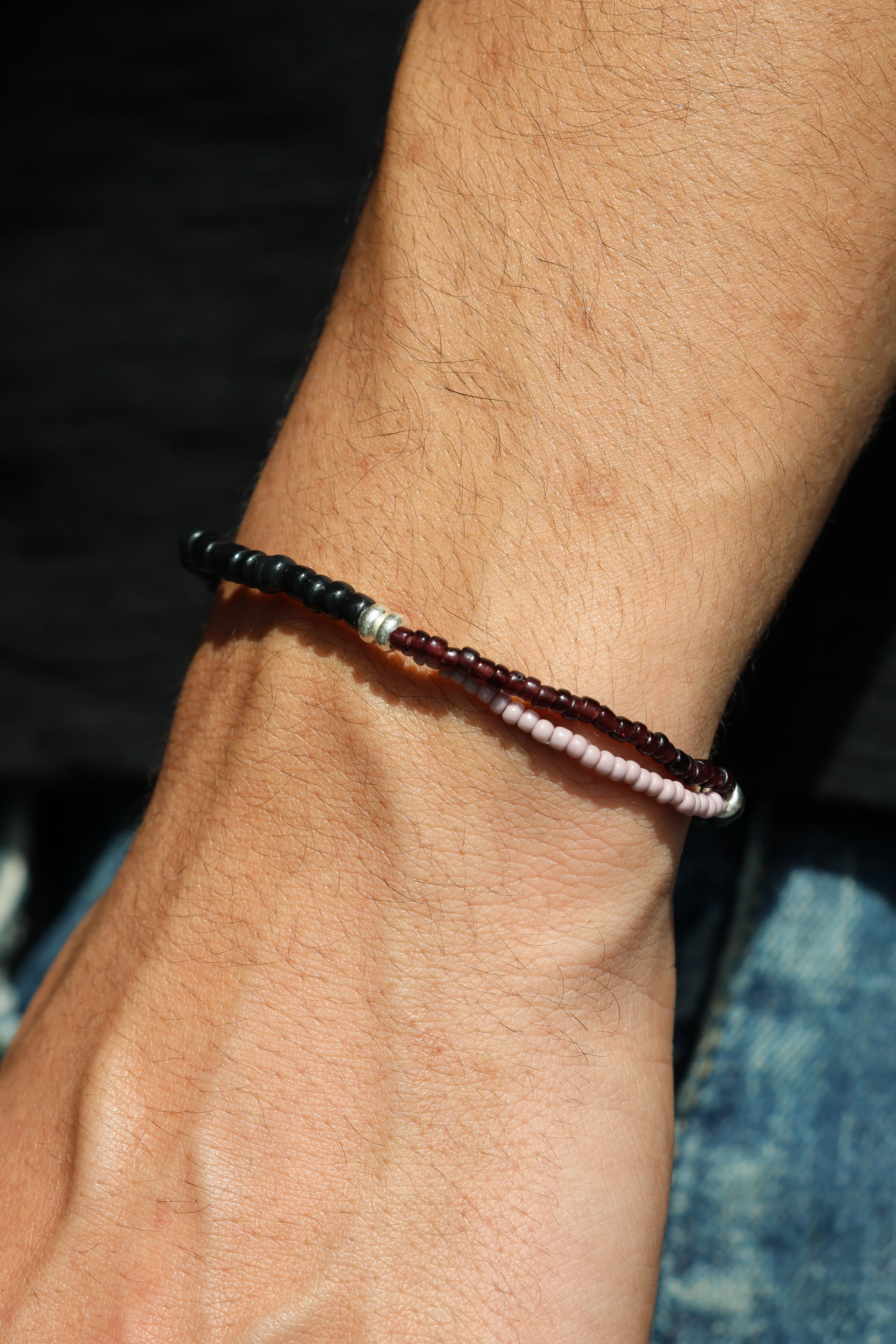 Murano Bead Coin Bracelet