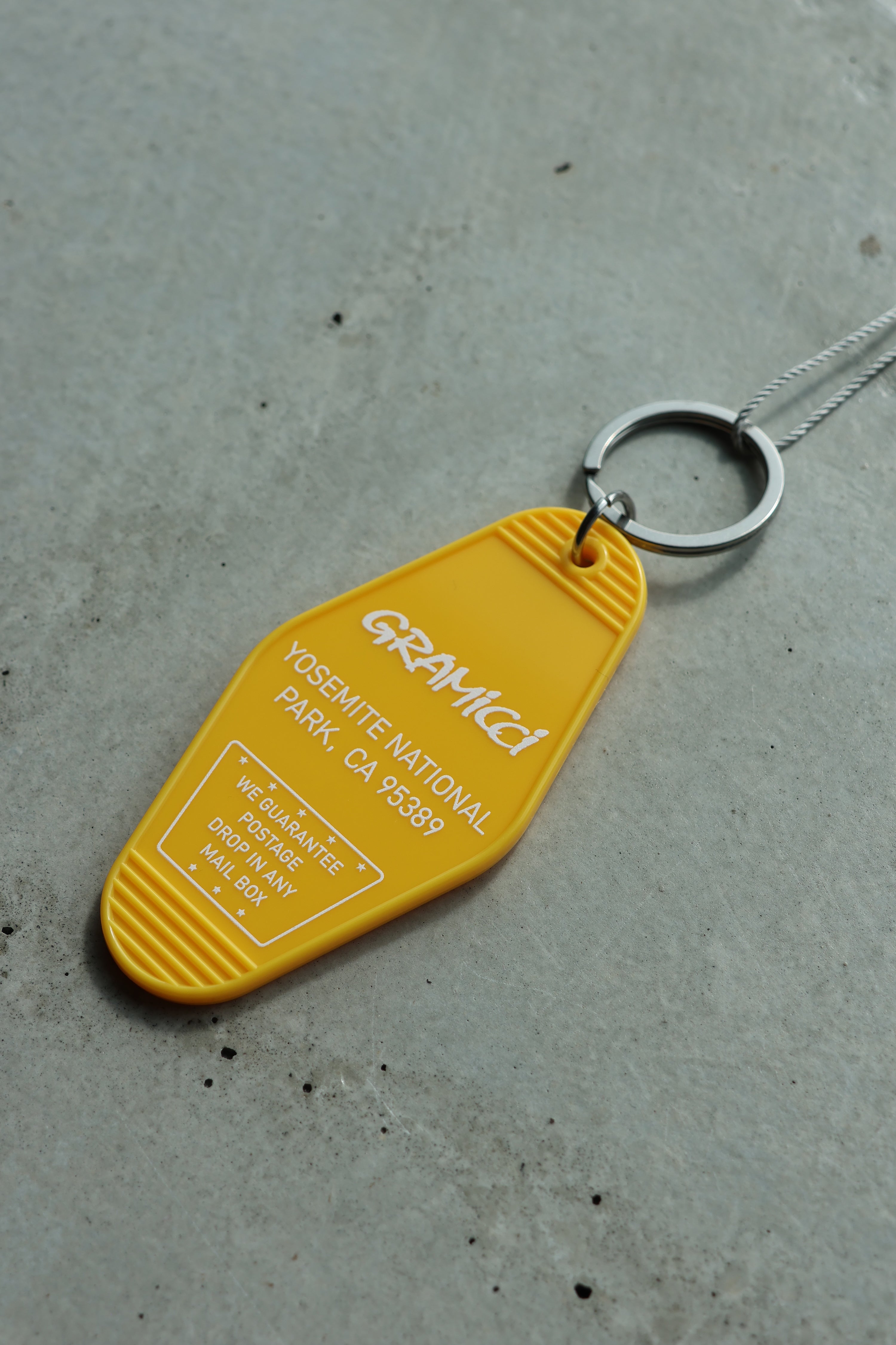 Hotel Keychain Yellow