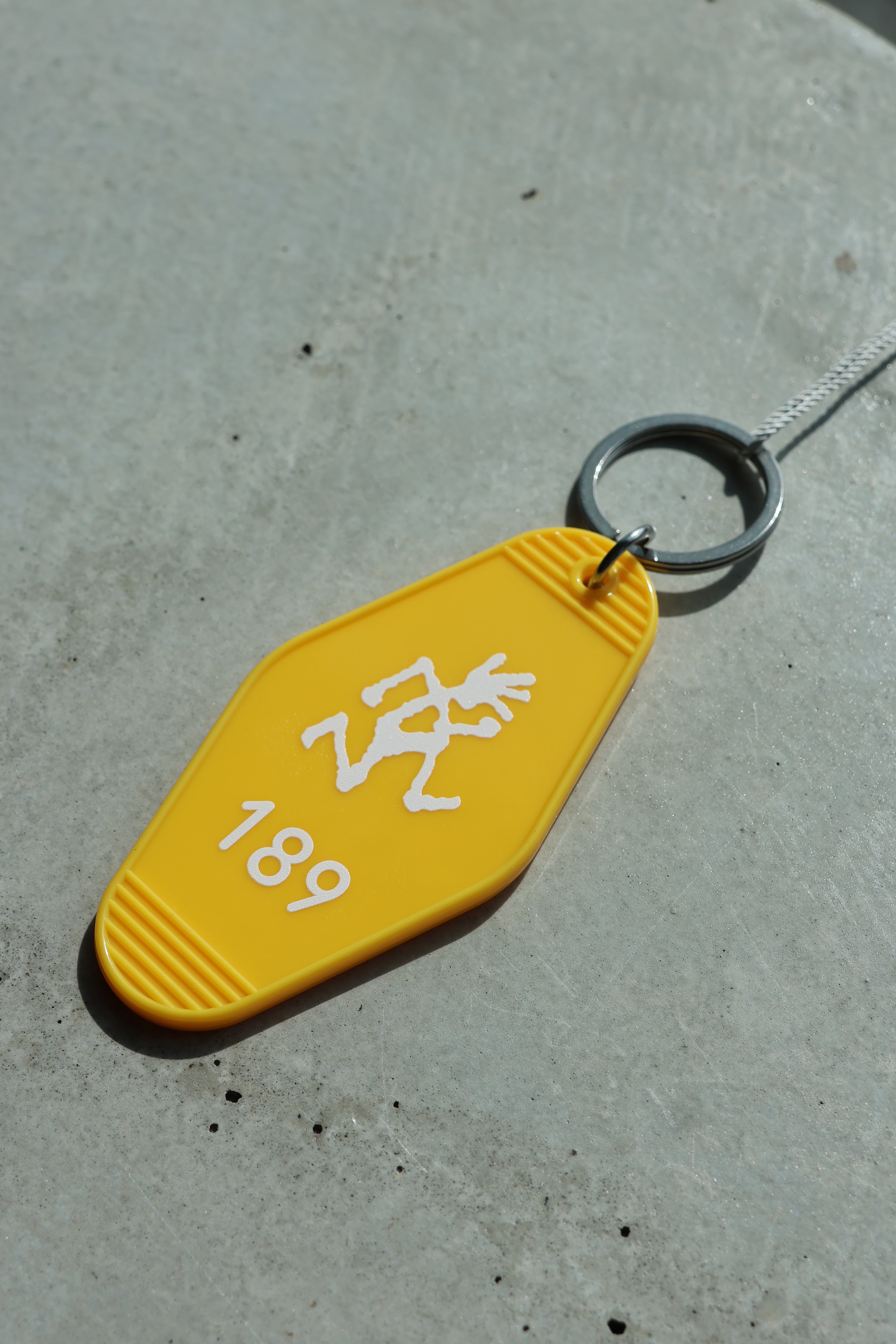 Hotel Keychain Yellow