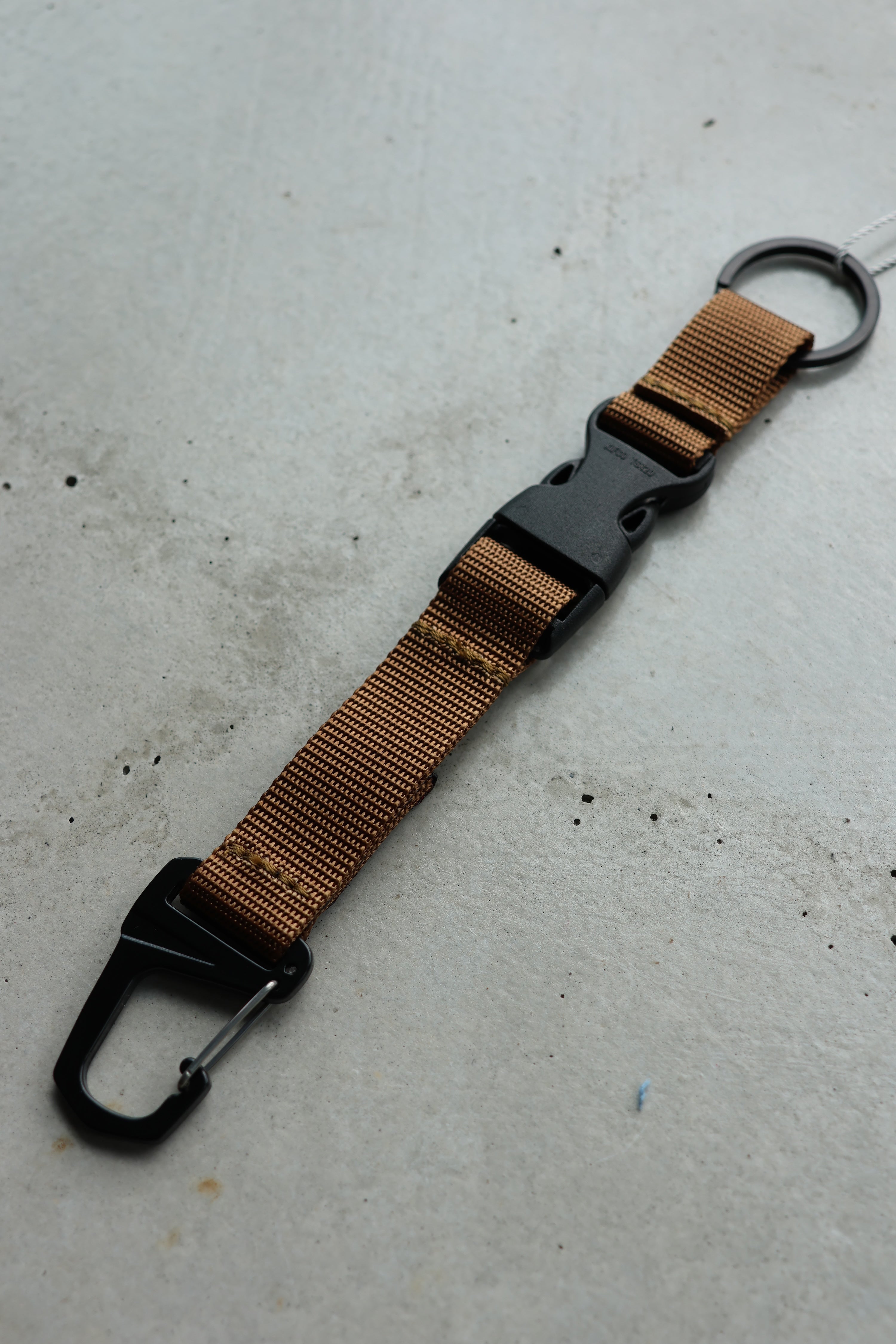 Webbing Key Holder Camel
