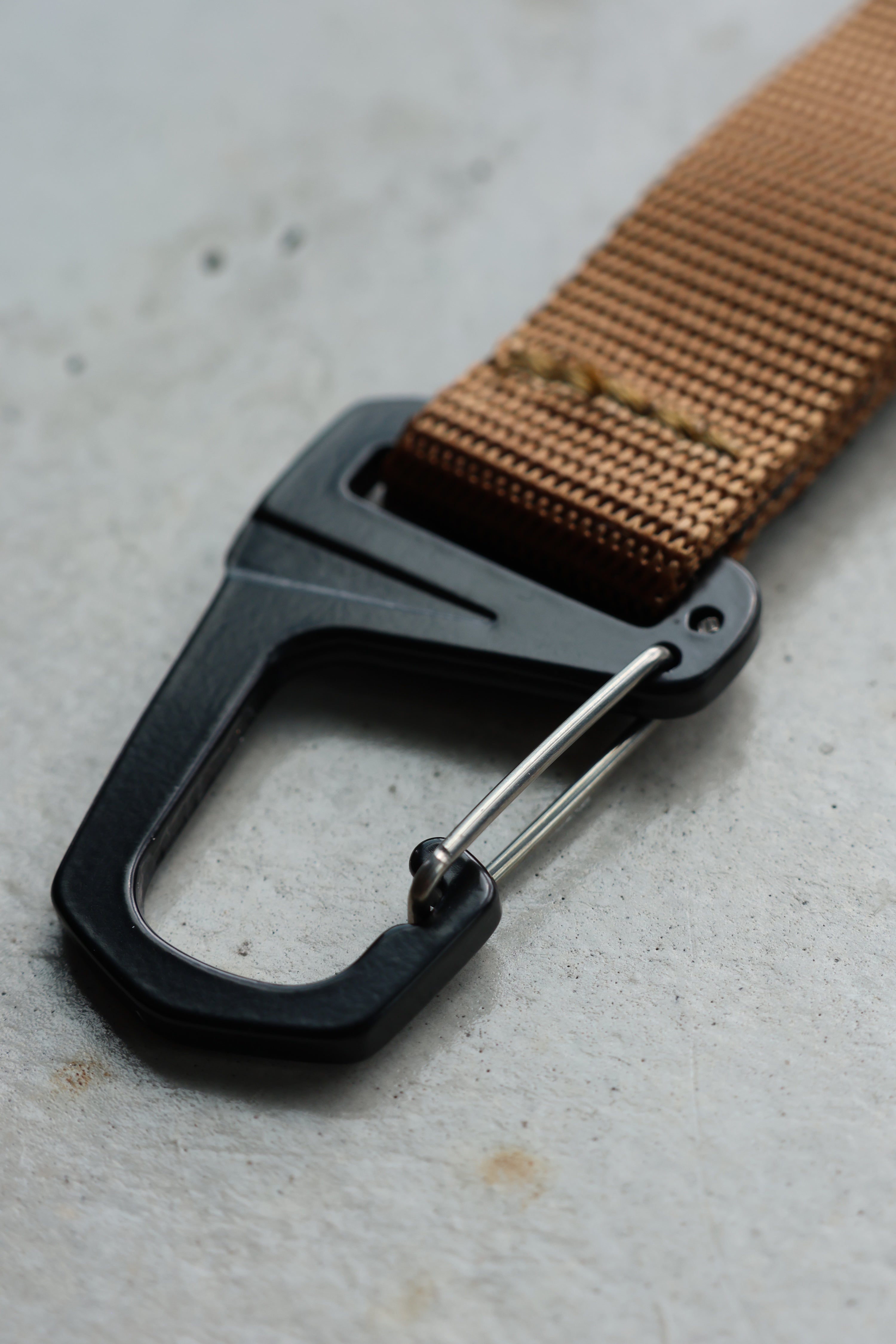 Webbing Key Holder Camel