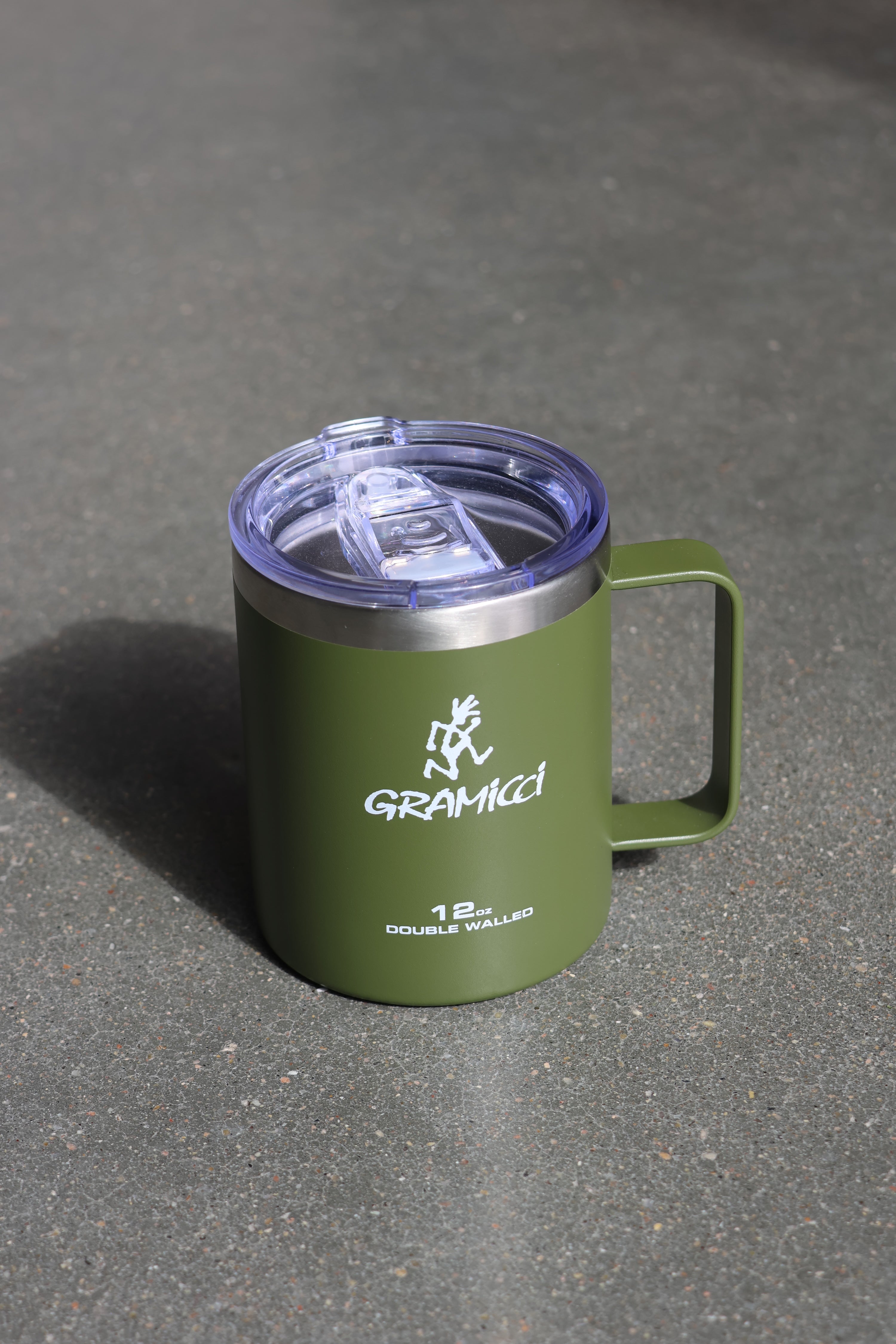 Gramicci Double Walled Stainless Steel Mug Olive – A-Priori