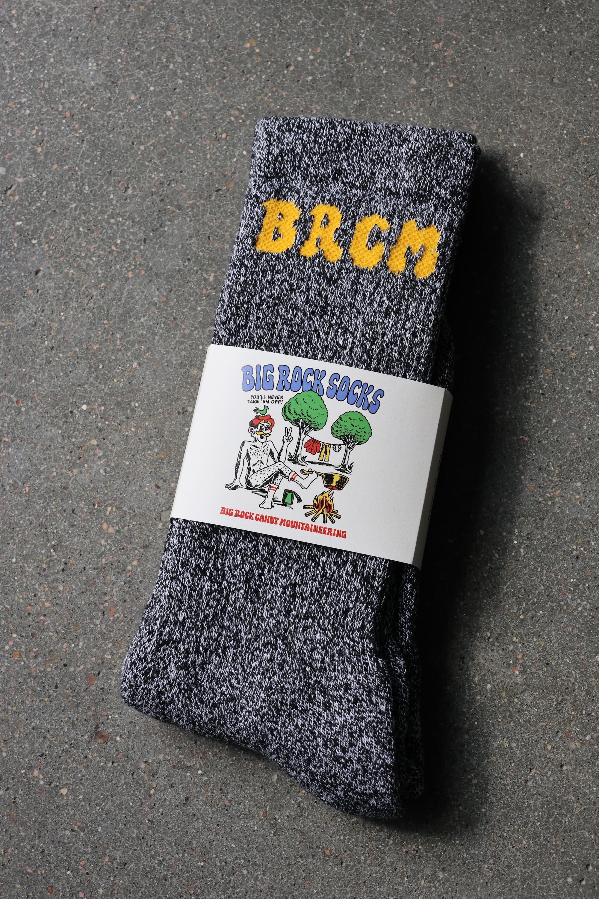 Big Rock Wool Sock Salt & Pepper