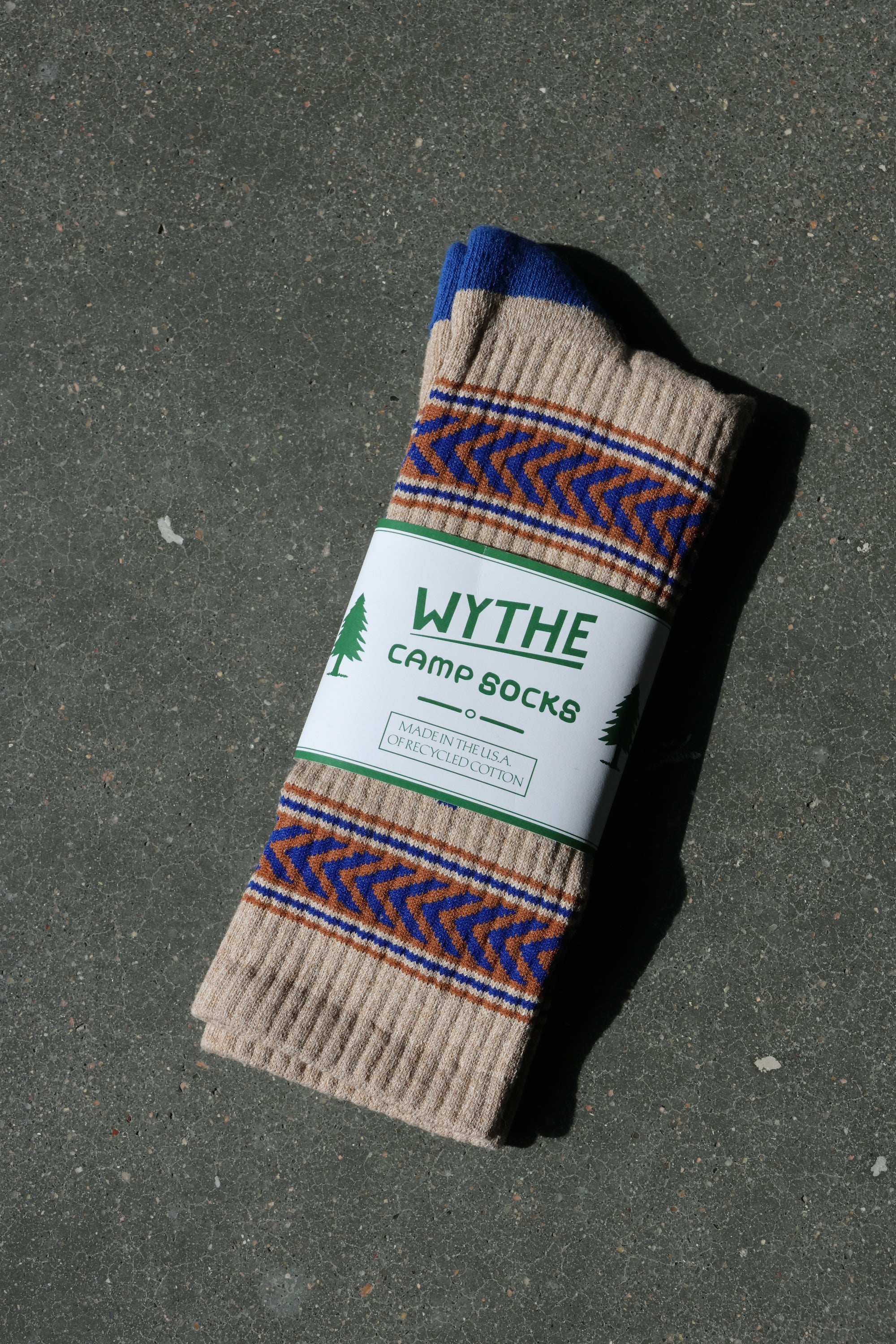 Recycled Cotton Jacquard Socks Bucking Bronc