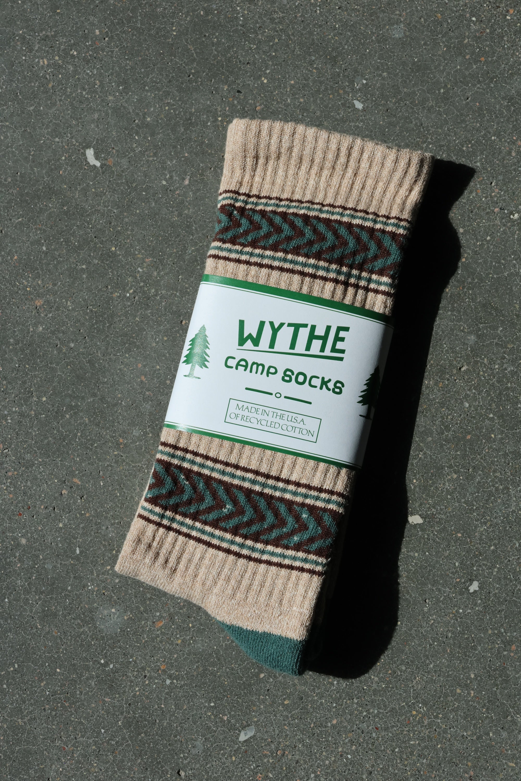 Recycled Cotton Jacquard Socks Mallard Flight