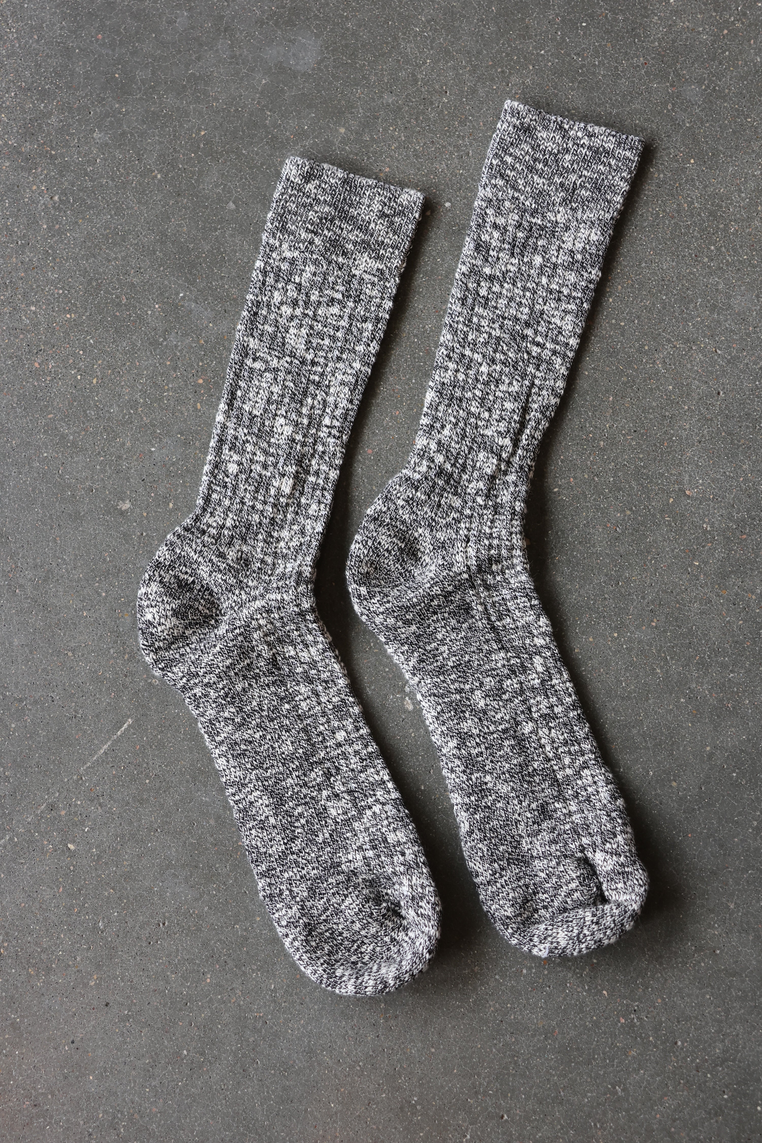 Slub Sock Charcoal