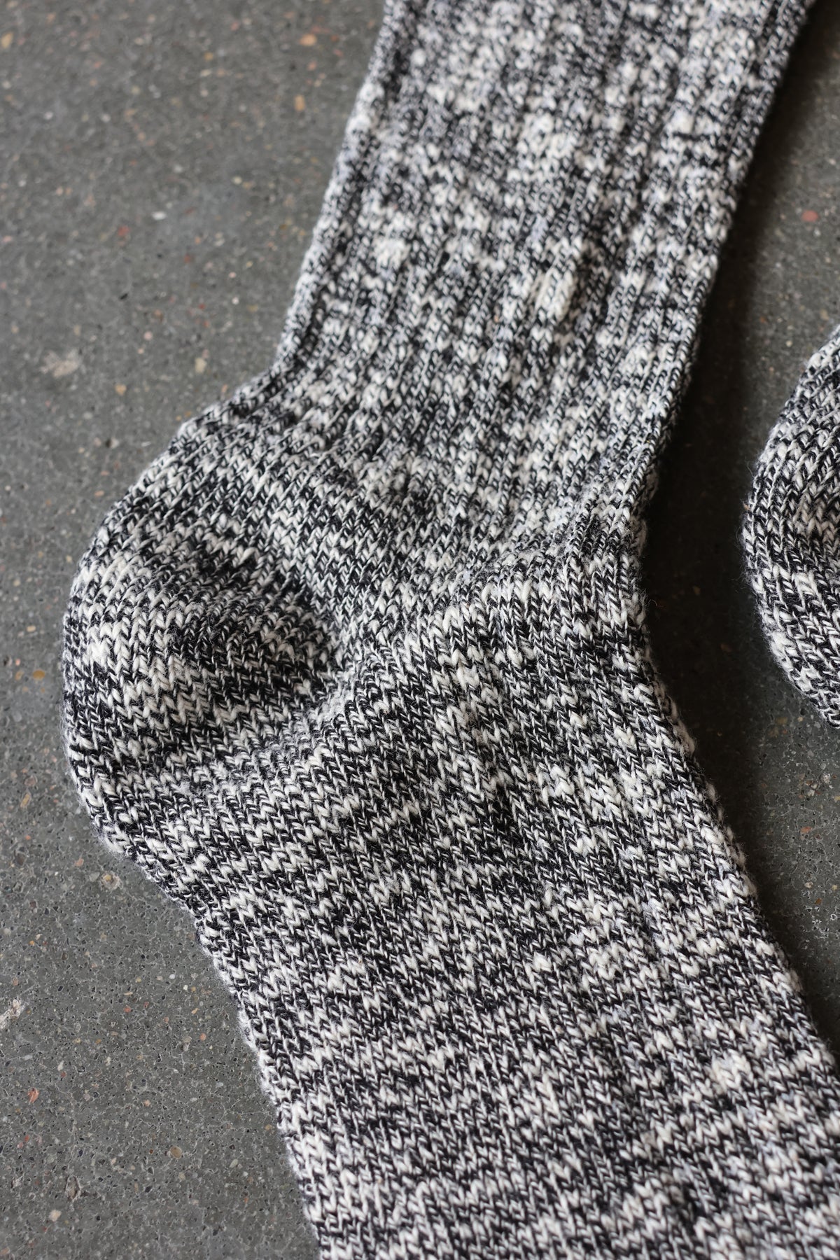 Slub Sock Charcoal
