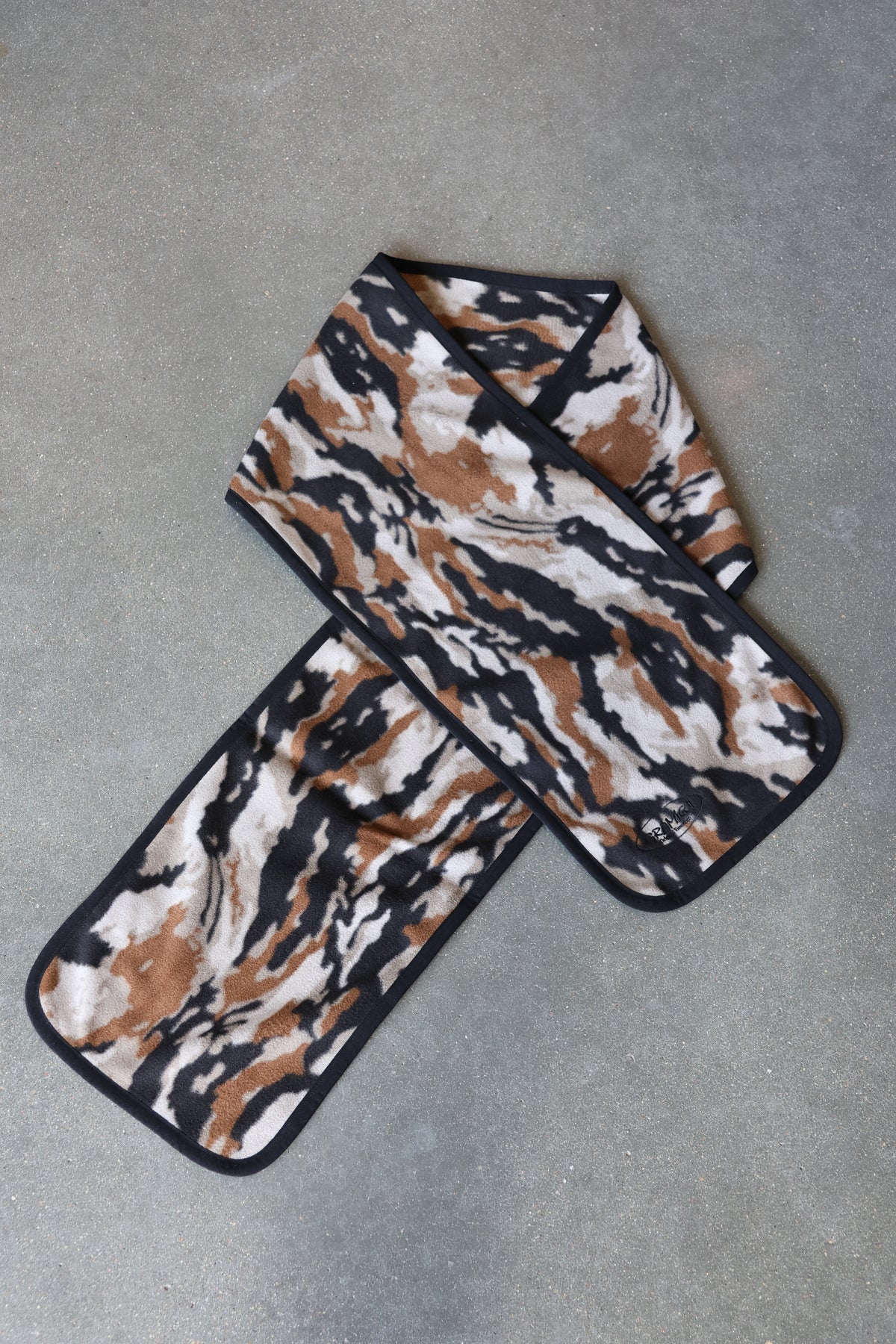 Thermal Fleece Scarf Bark Camo