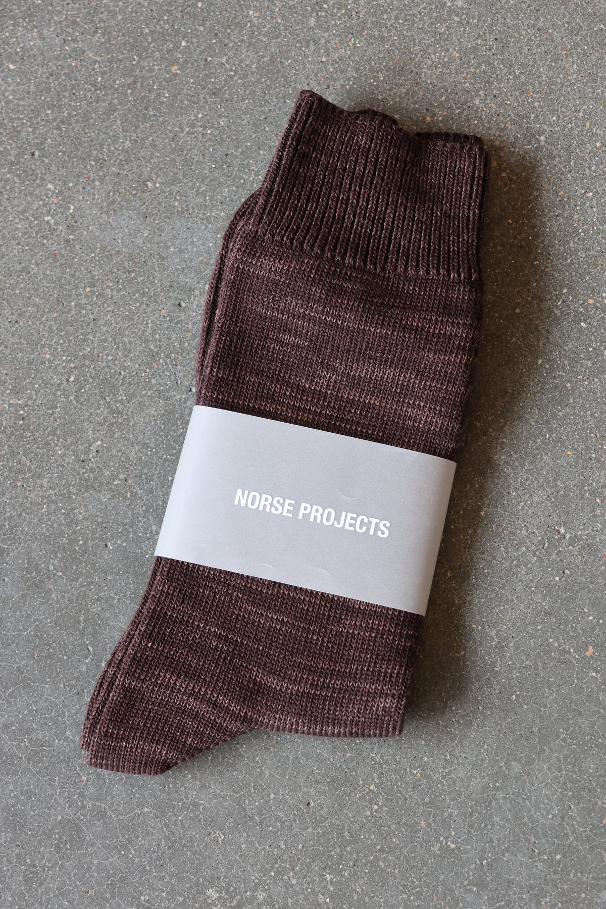 Bykle Heavy Cotton Twist Sock Delicioso Brown