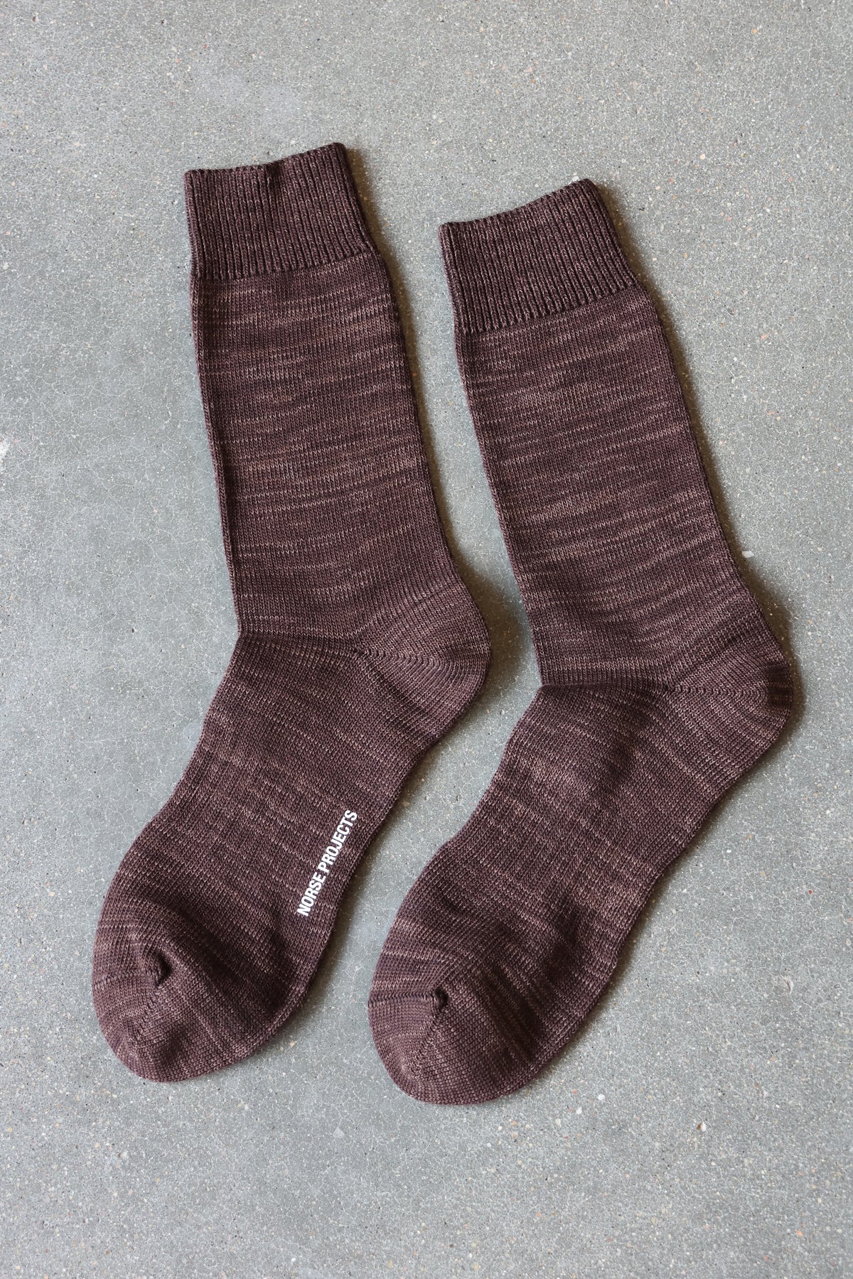 Bykle Heavy Cotton Twist Sock Delicioso Brown