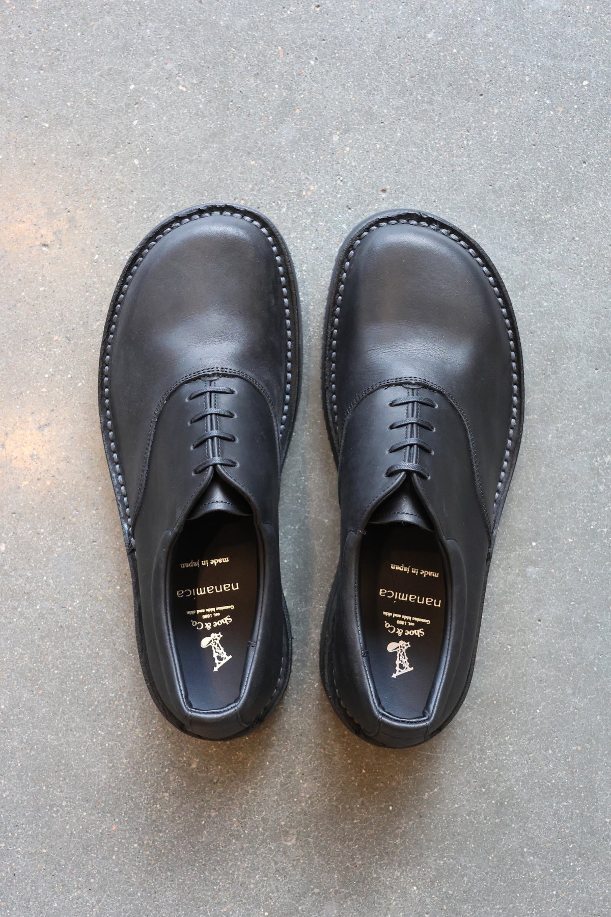 GORE-TEX Plain Toe Shoes Black