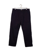 Stretch Sateen Regular Pants - Total Eclipse