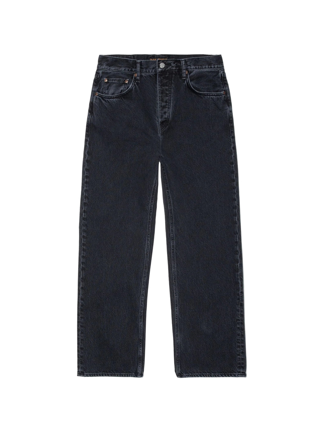 Black jeans on a white background