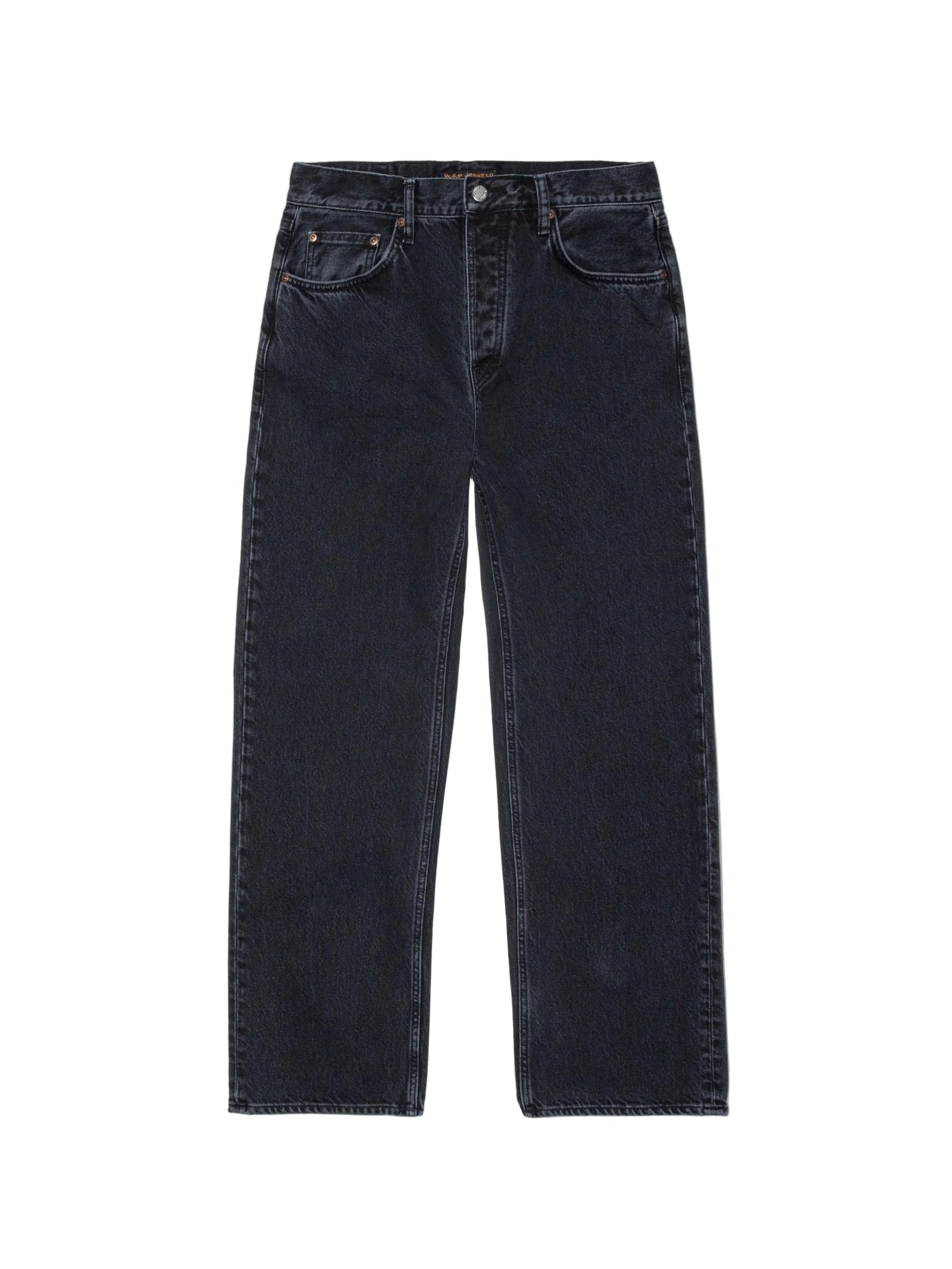 Black jeans on a white background