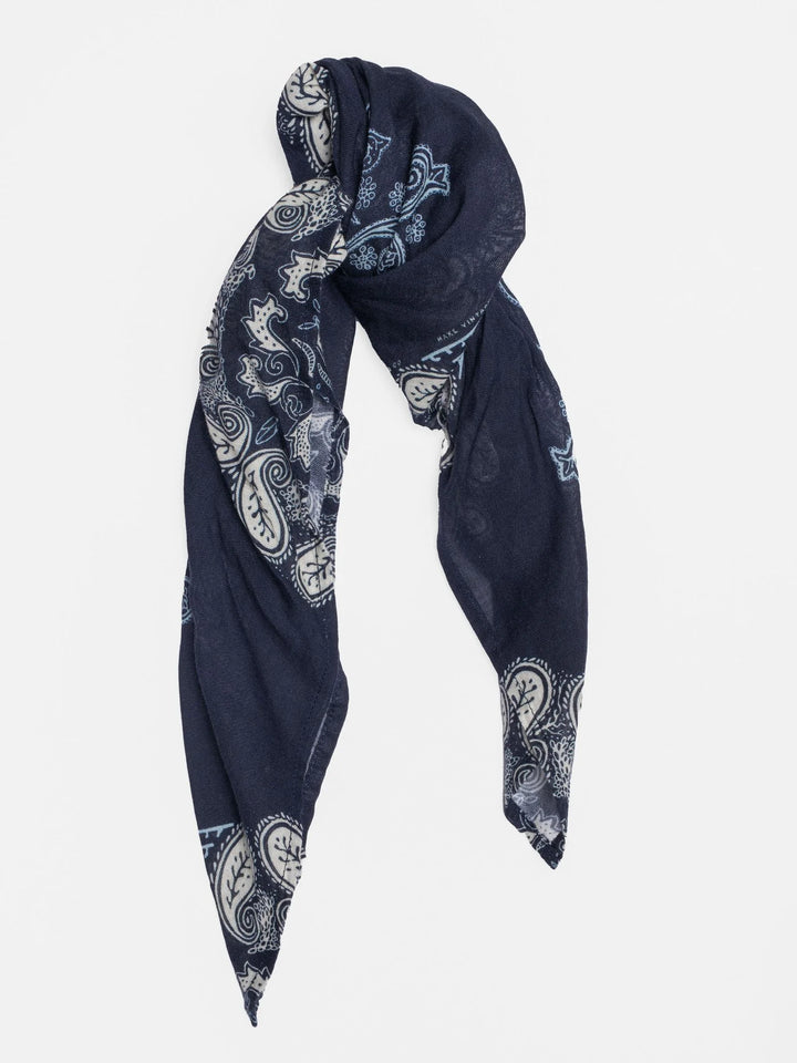 Ingrid Bandana Paisley Navy