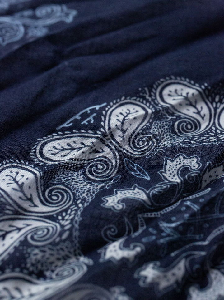 Ingrid Bandana Paisley Navy