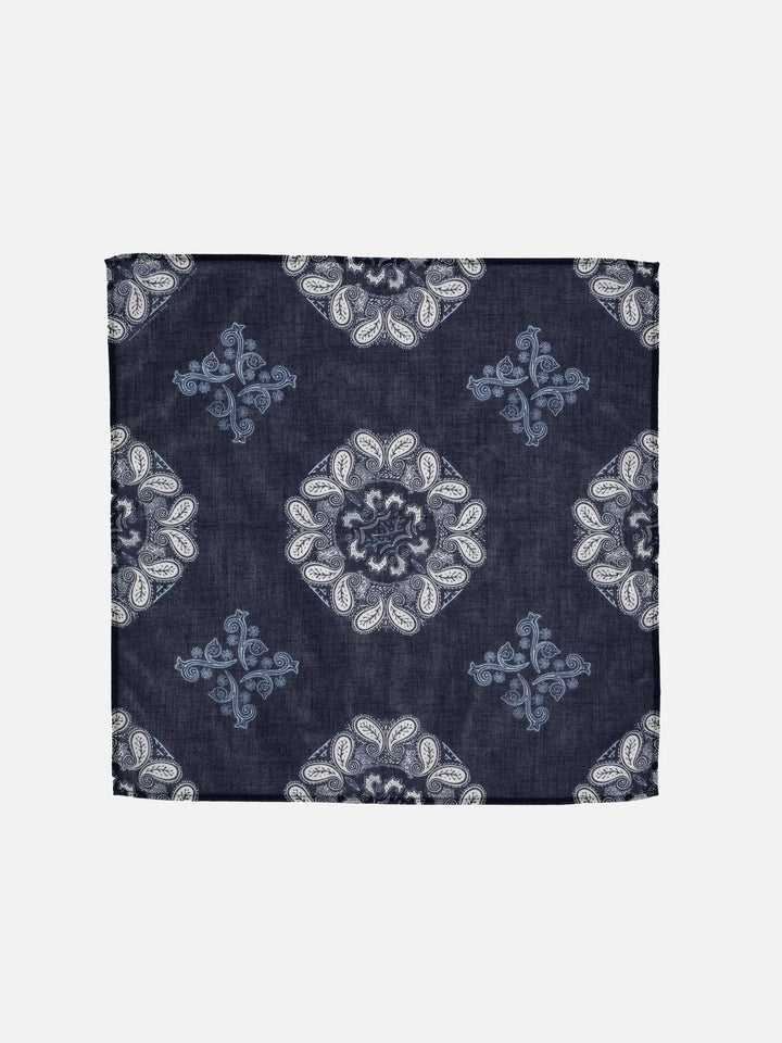 Ingrid Bandana Paisley Navy