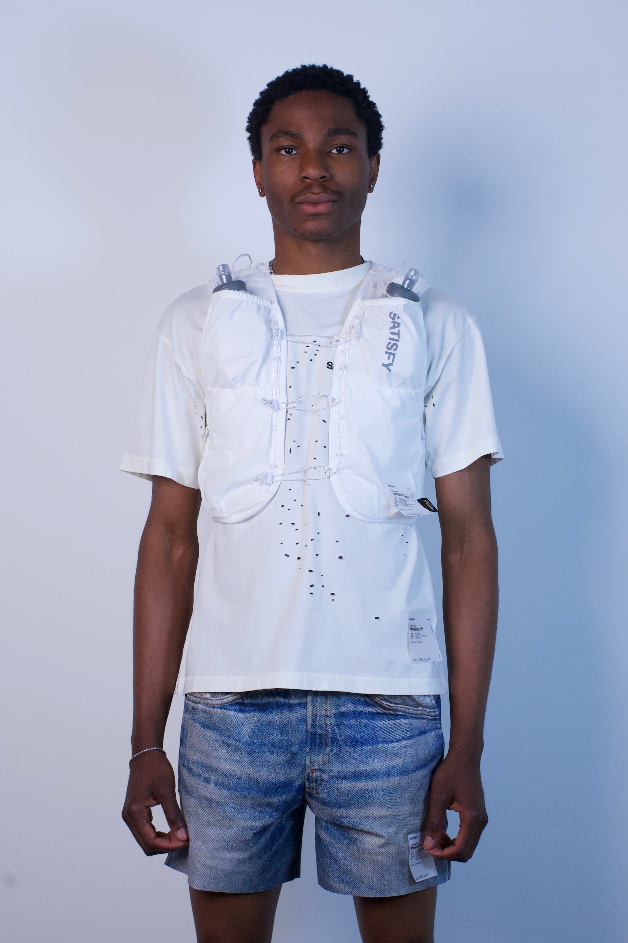 Justice Cordura Hydration Vest 5L Off-White