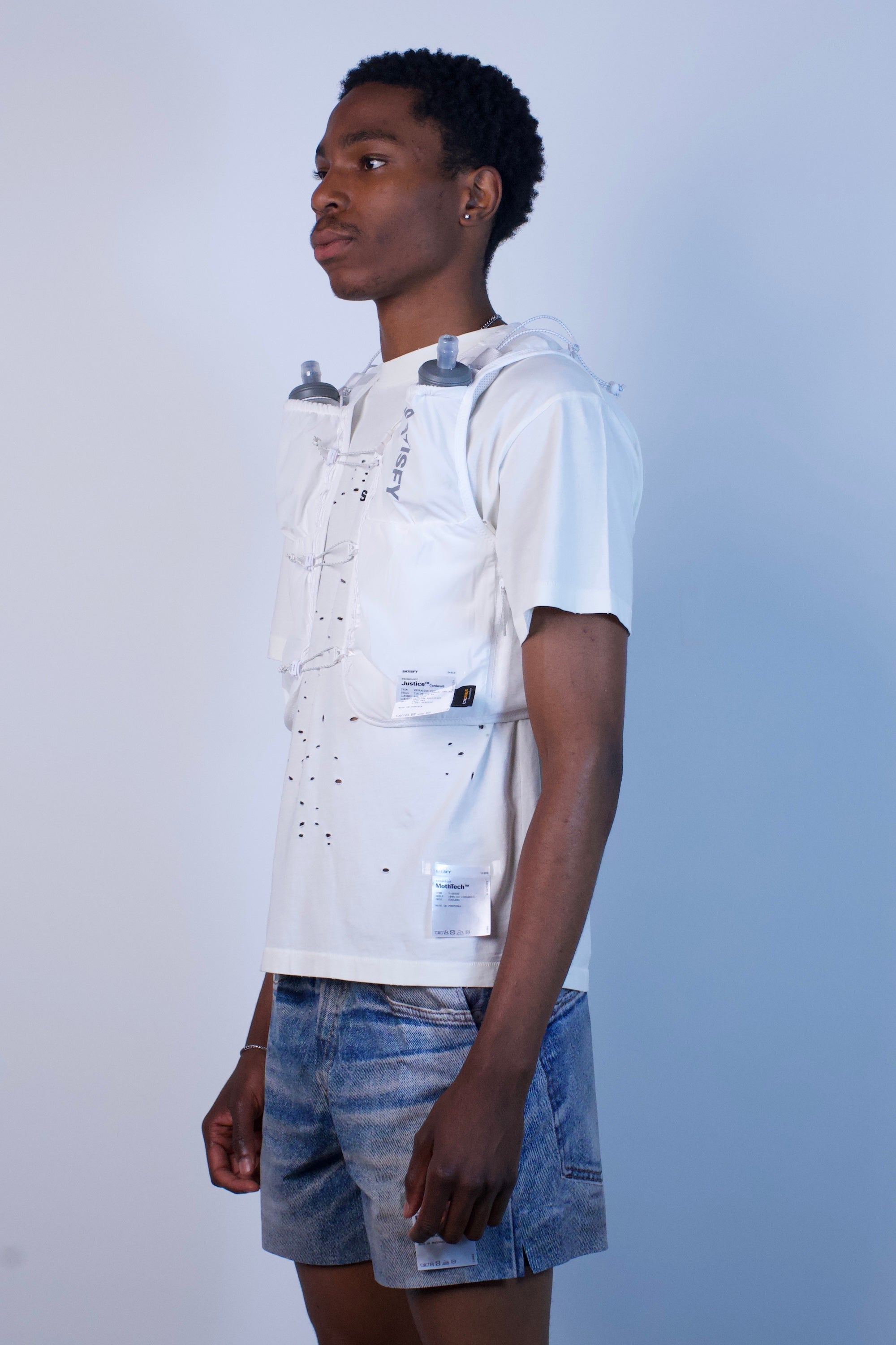Justice Cordura Hydration Vest 5L Off-White