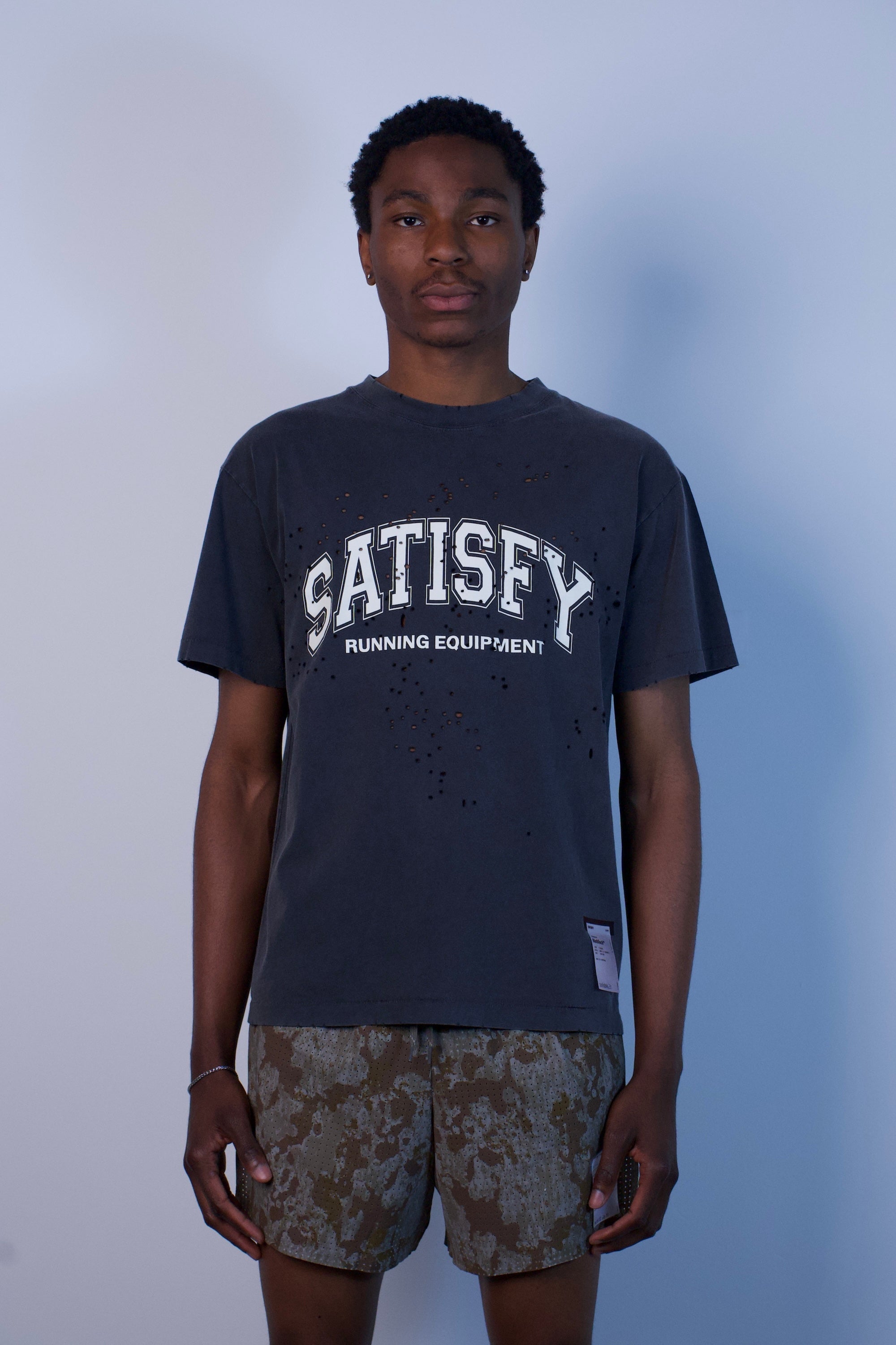 MothTech T-Shirt Aged Black