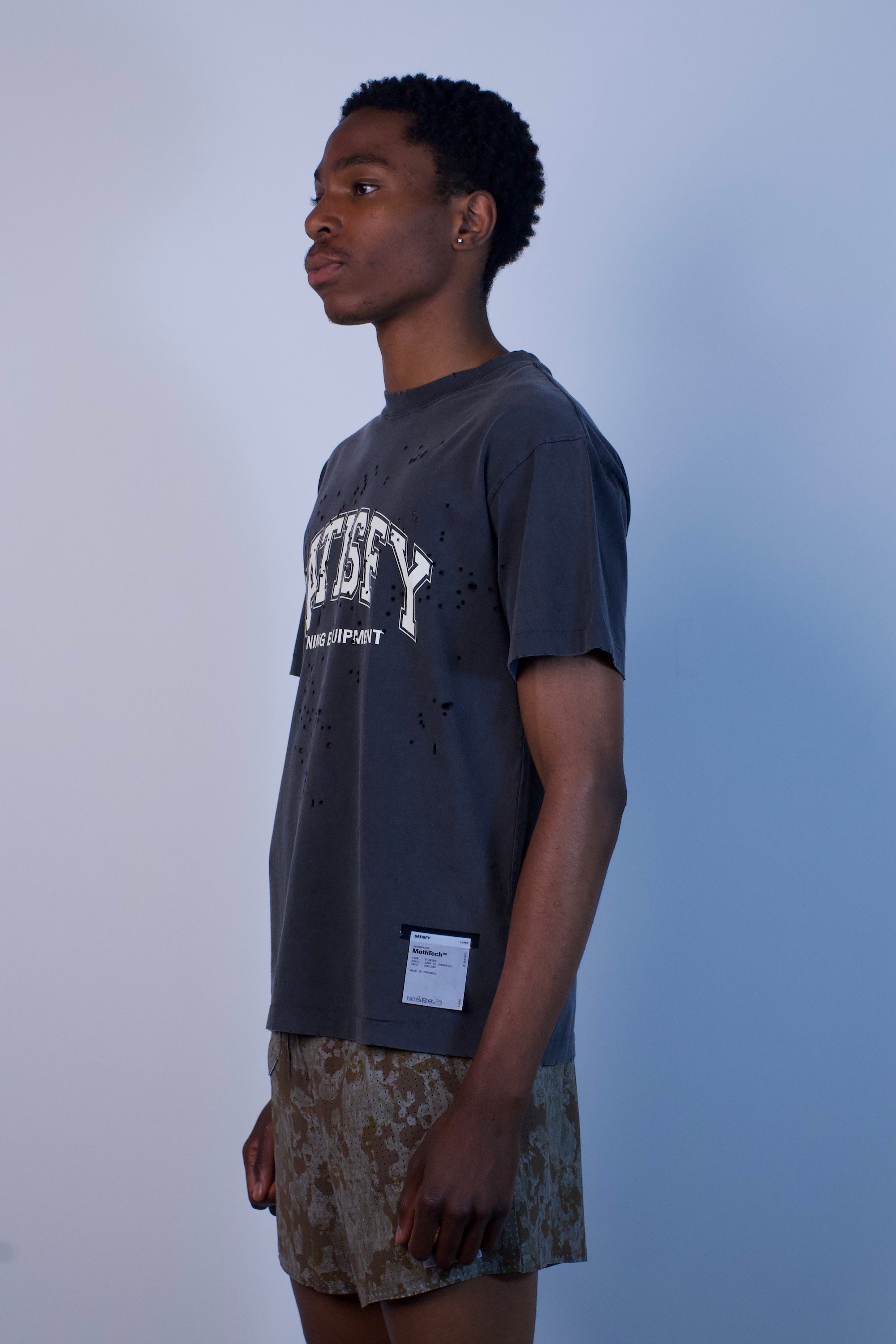 MothTech T-Shirt Aged Black