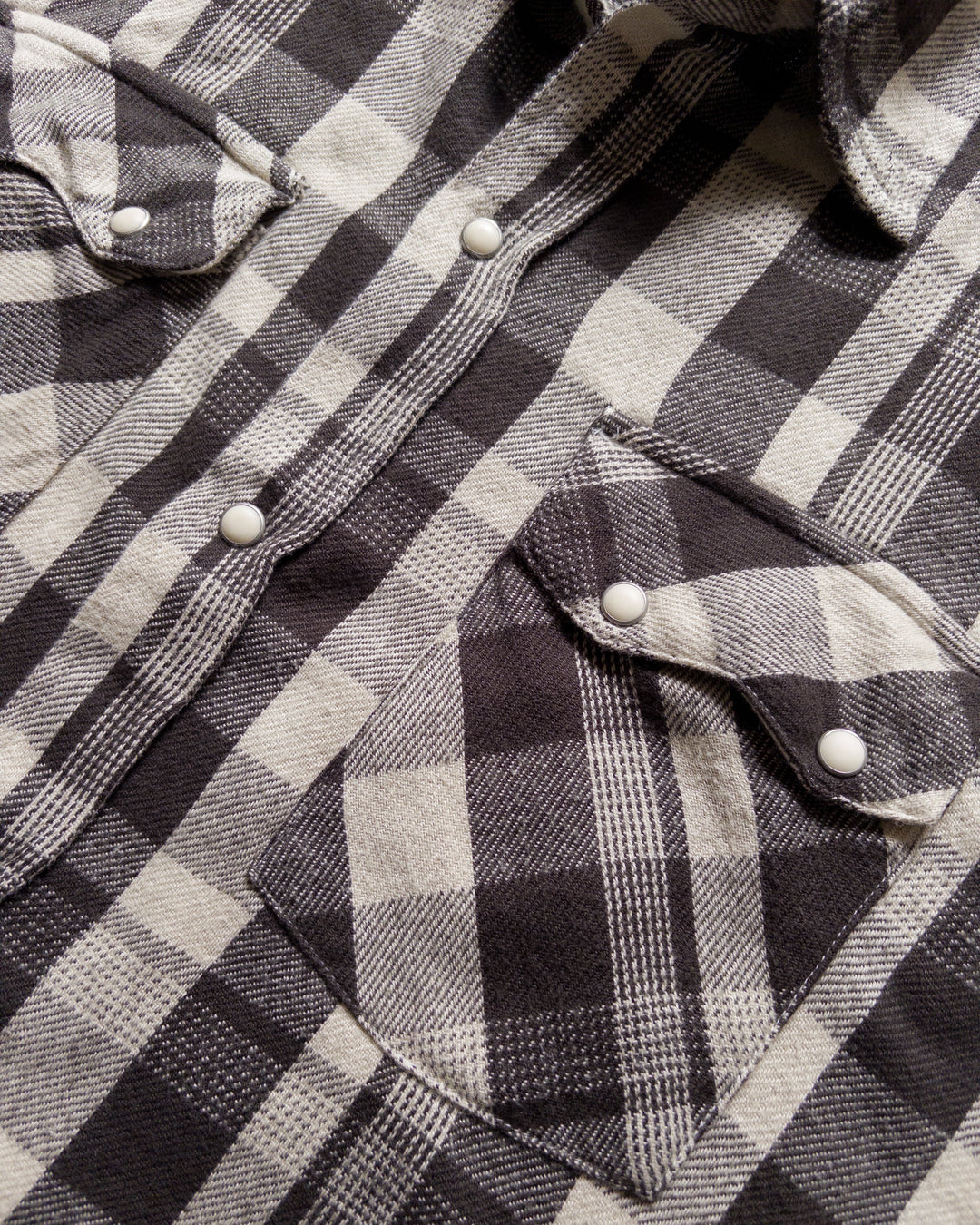 Washed Flannel Workshirt Night Pitch