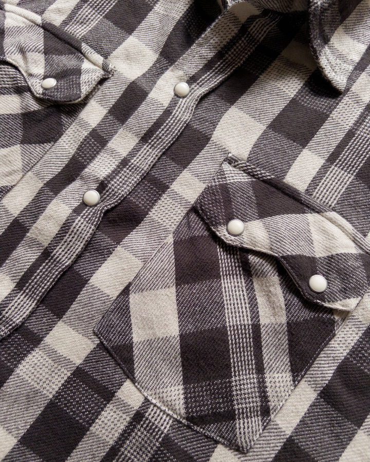 Washed Flannel Workshirt Night Pitch