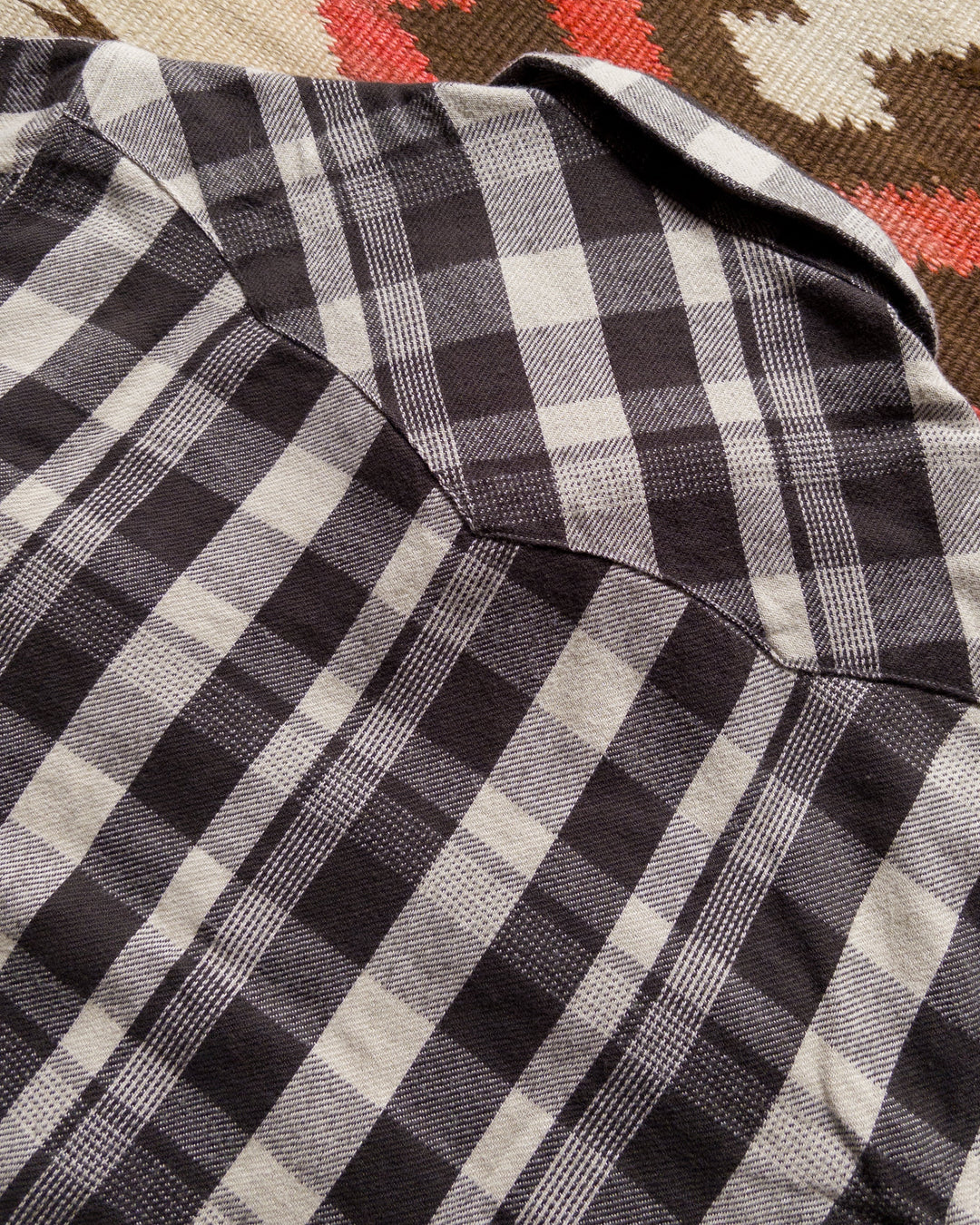 Washed Flannel Workshirt Night Pitch