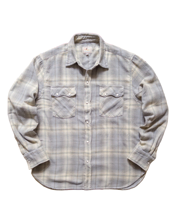 Washed Flannel Workshirt Late Frost