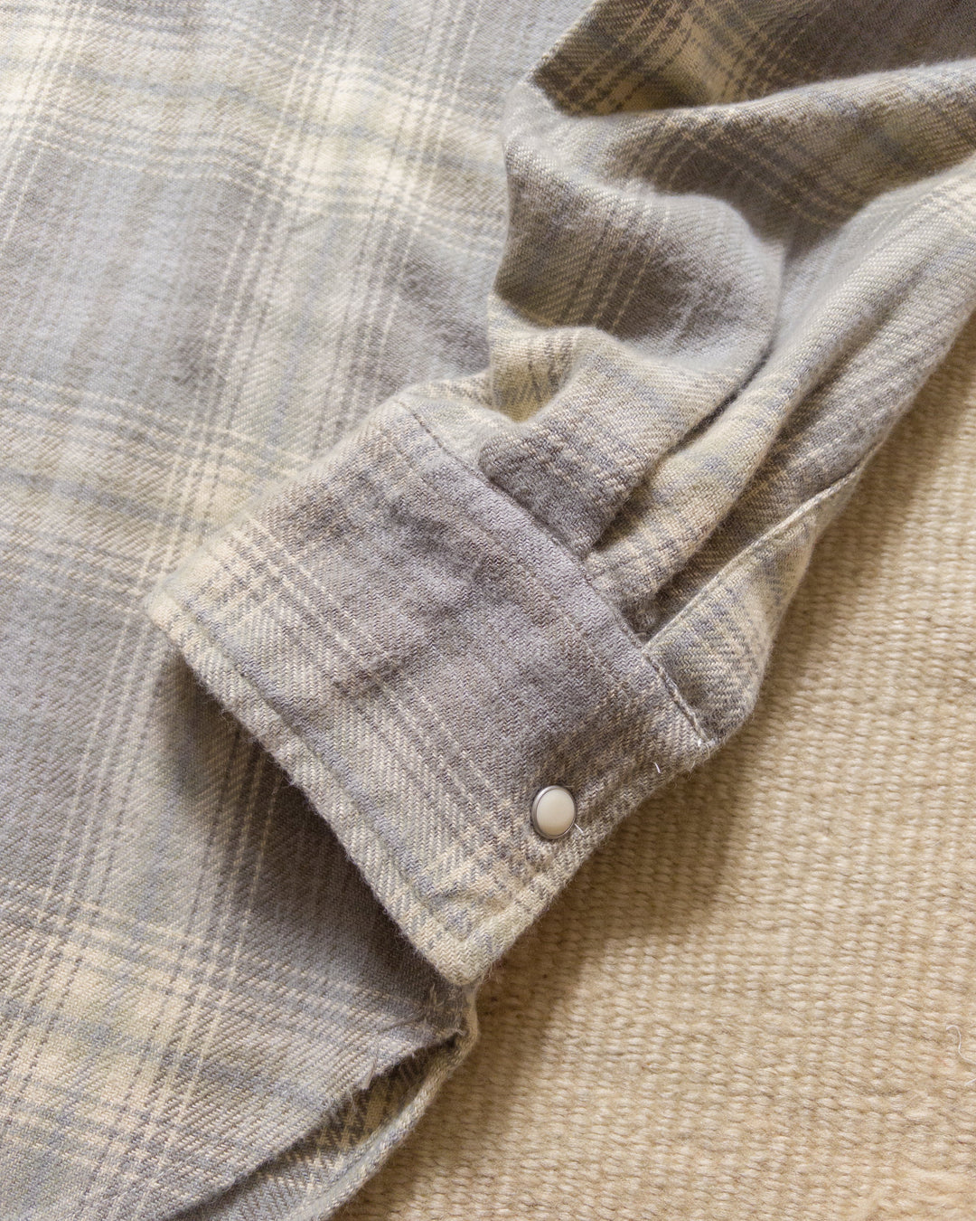 Washed Flannel Workshirt Late Frost