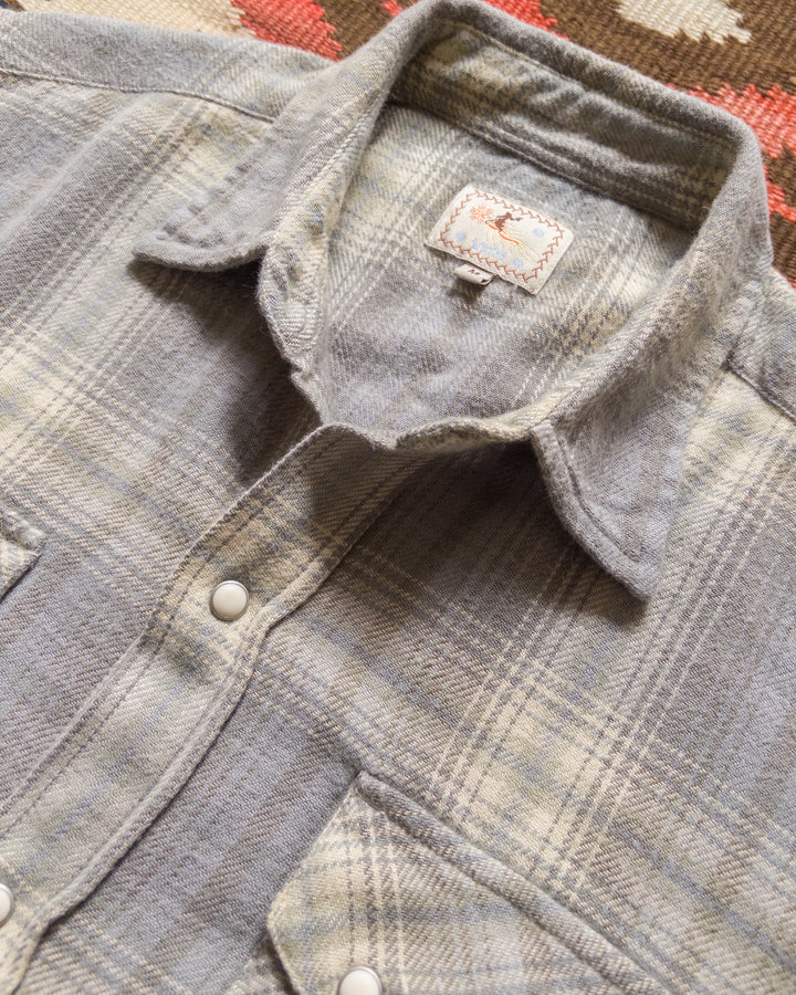 Washed Flannel Workshirt Late Frost