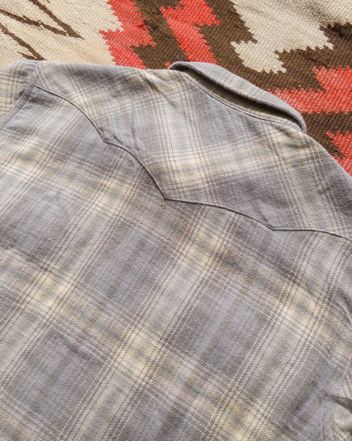 Washed Flannel Workshirt Late Frost