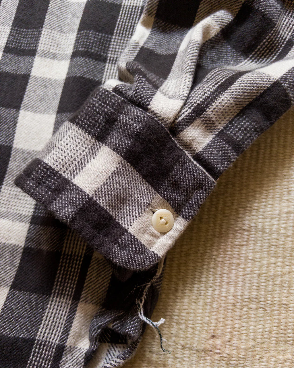 Washed Flannel Workshirt Night Pitch