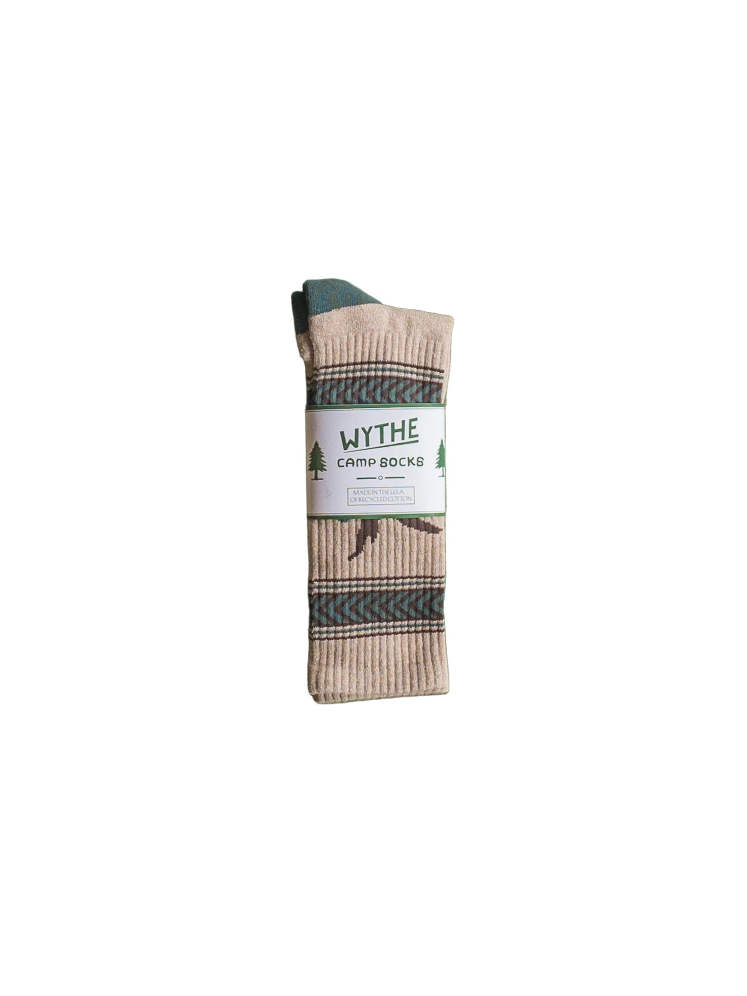 Recycled Cotton Jacquard Socks Mallard Flight
