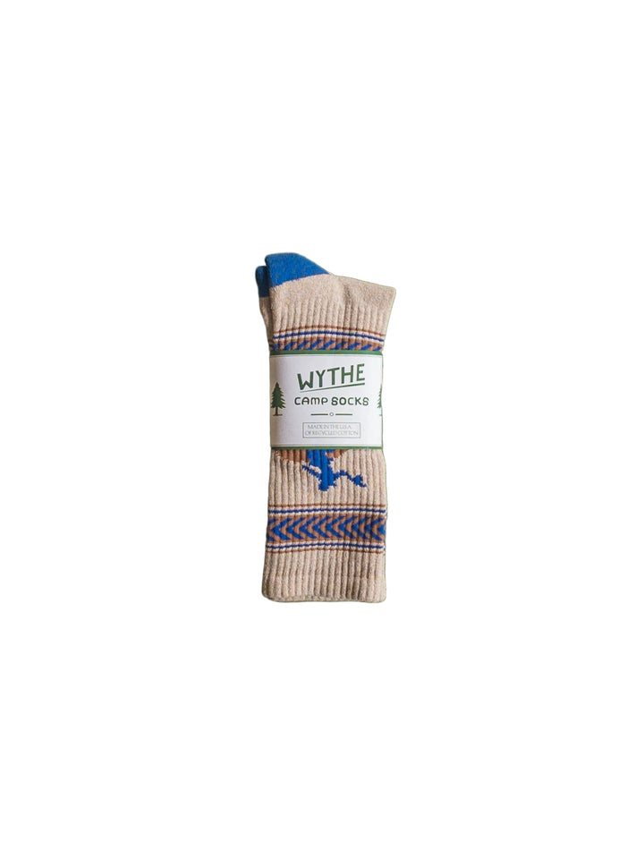 Recycled Cotton Jacquard Socks Bucking Bronc