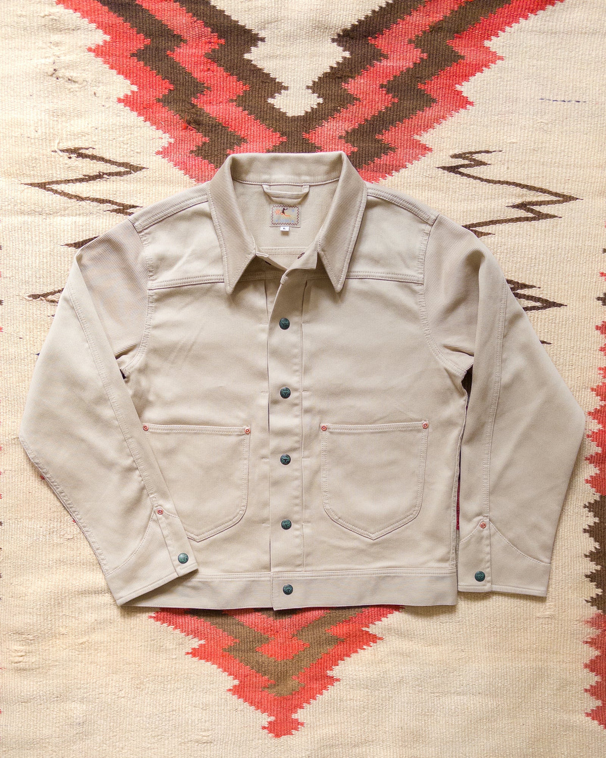 Bedford Cord Ranch Jacket Off White