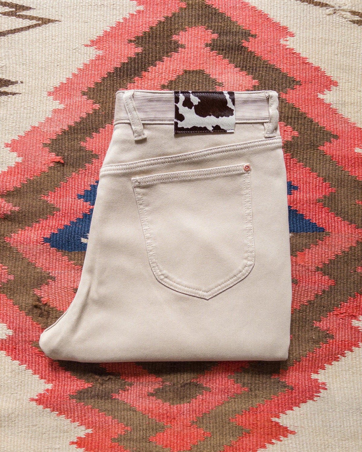 Bedford Cord 5 Pocket Pants Off White