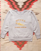 Crewneck Sweatshirt Comet Kings Print Heather Grey