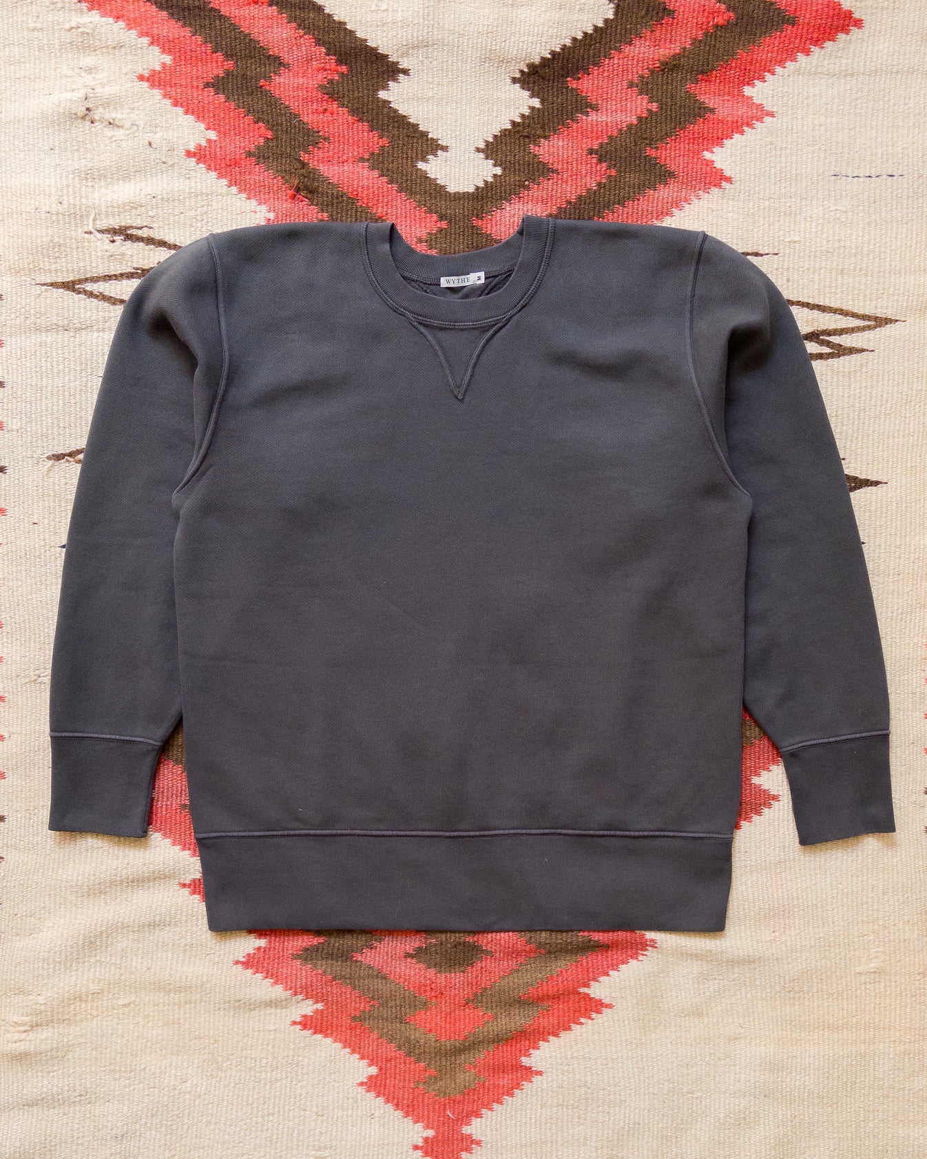 Crewneck Sweatshirt New Fit Faded Black