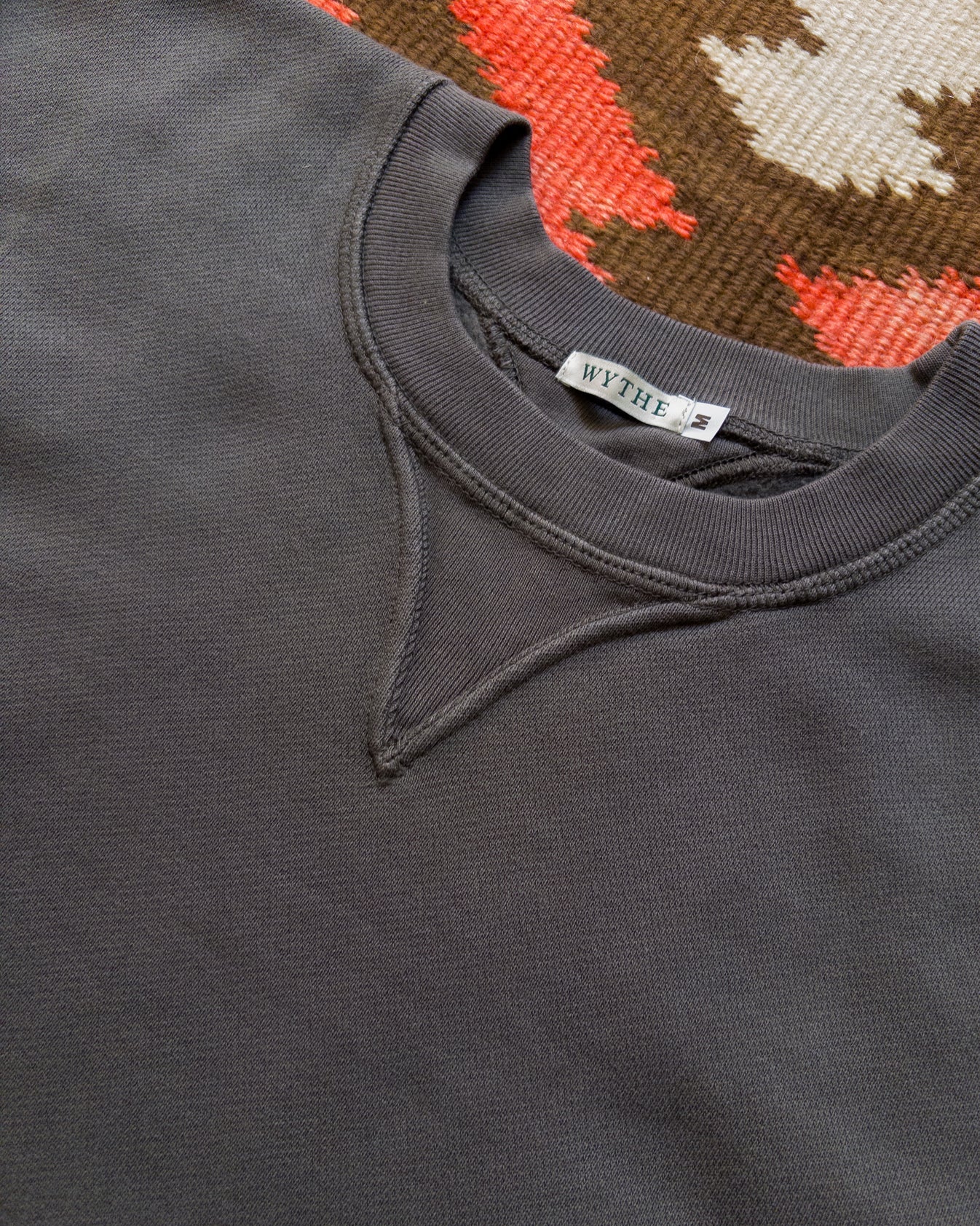Crewneck Sweatshirt New Fit Faded Black