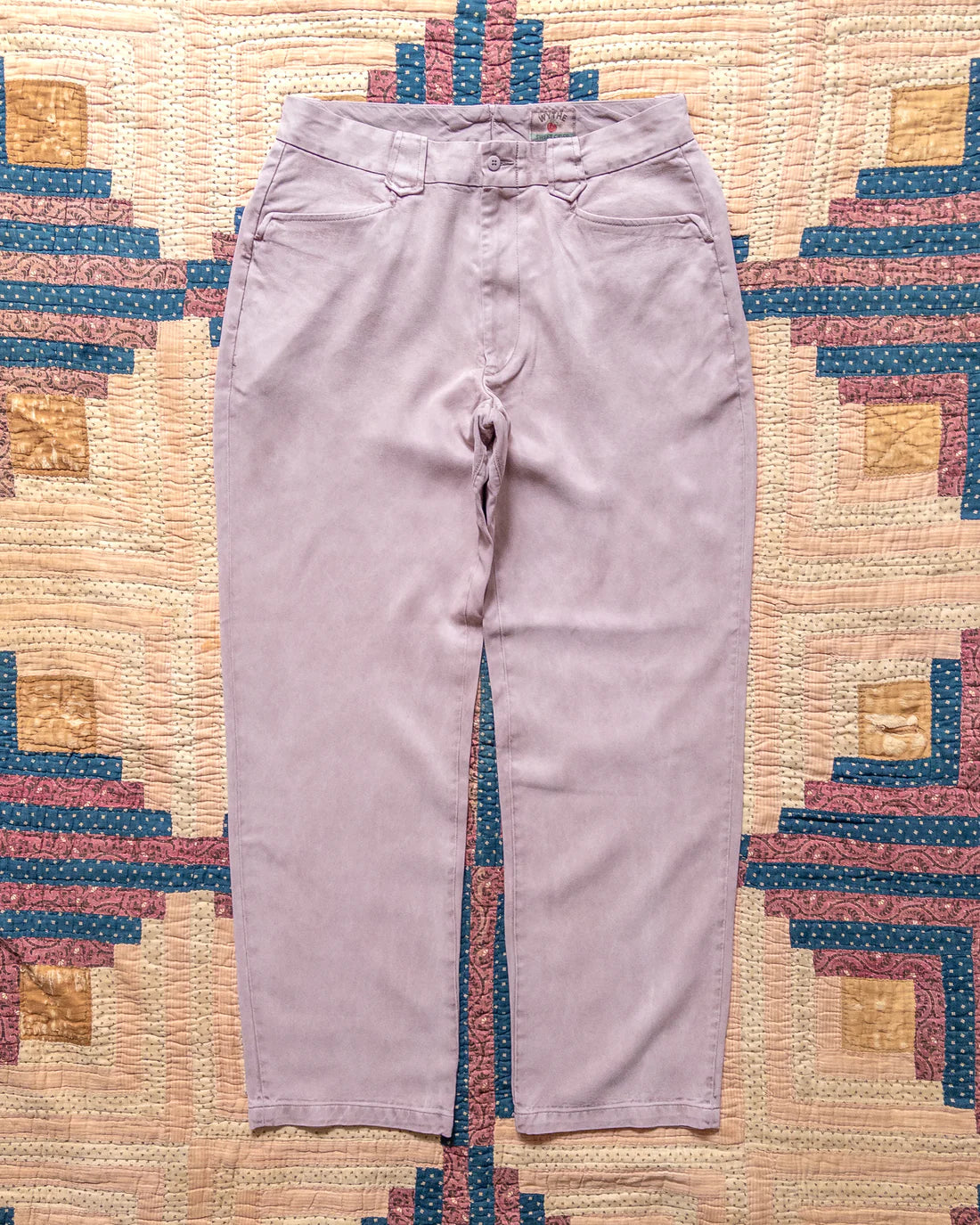 Tencel Gabardine Western Pant Mauve
