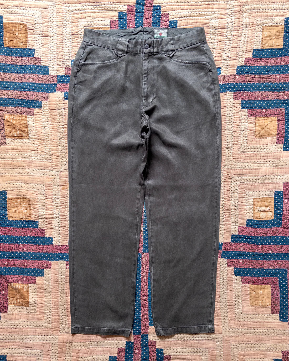 Tencel Gabardine Western Pant Faded Black