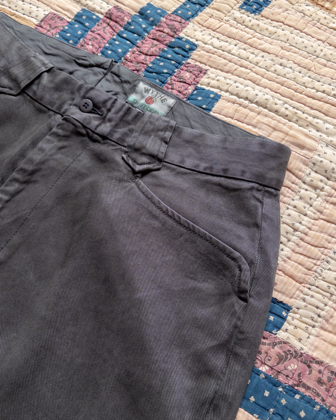 Tencel Gabardine Western Pant Faded Black