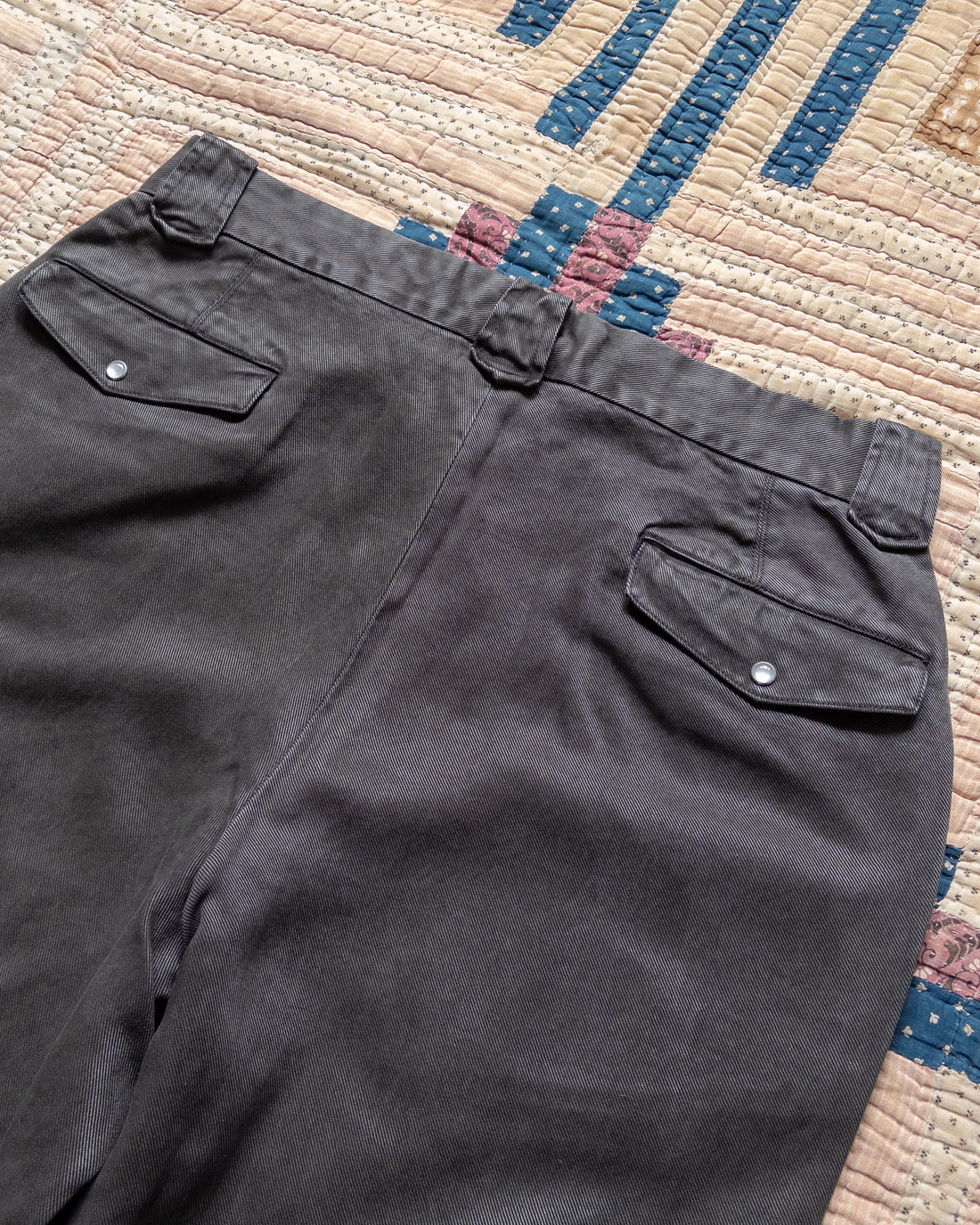 Tencel Gabardine Western Pant Faded Black
