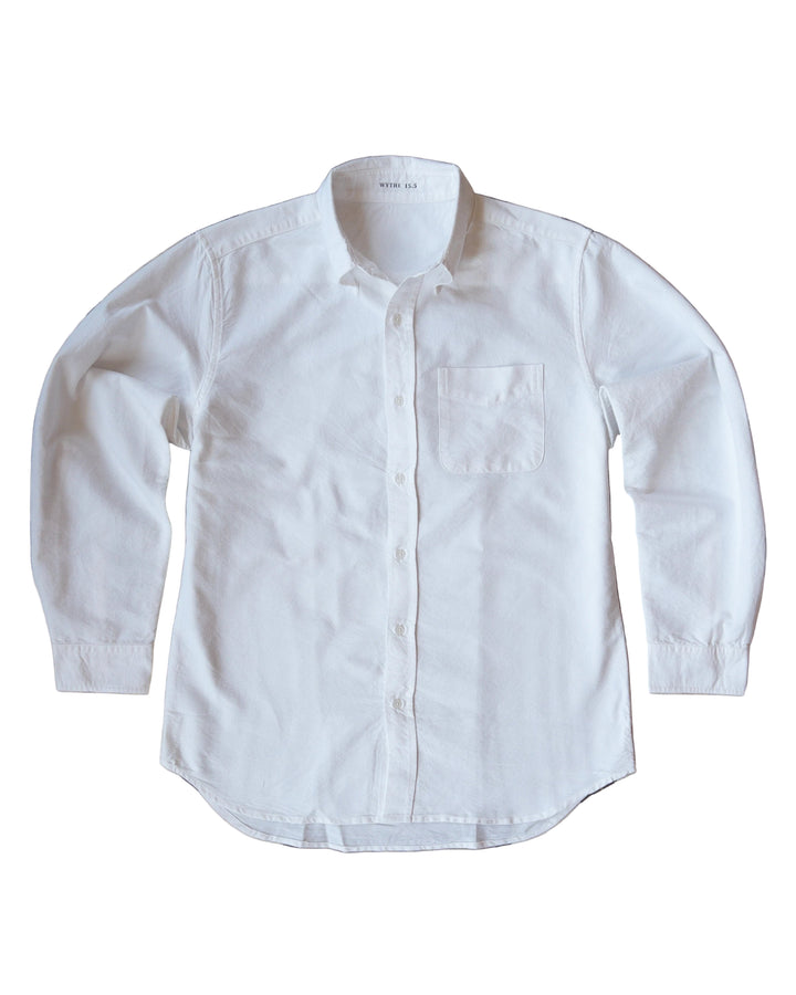 Oxford Cloth Button Down Shirt Classic White