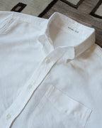 Oxford Cloth Button Down Shirt Classic White