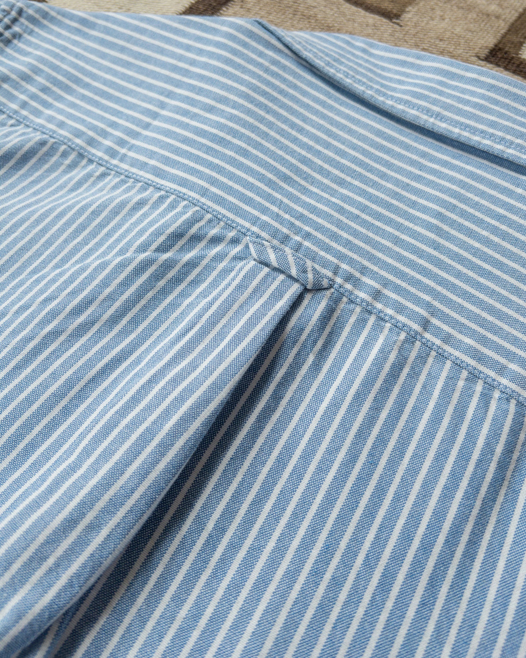 Oxford Cloth Button Down Shirt Blue/White Stripe