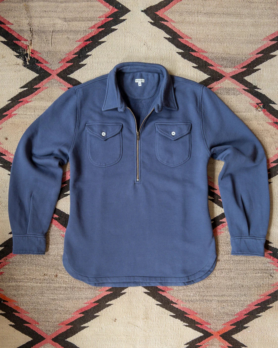 Half Zip Sweatshirt Faded Navy