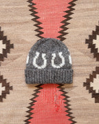 Alpaca Horseshoe Beanie Charcoal