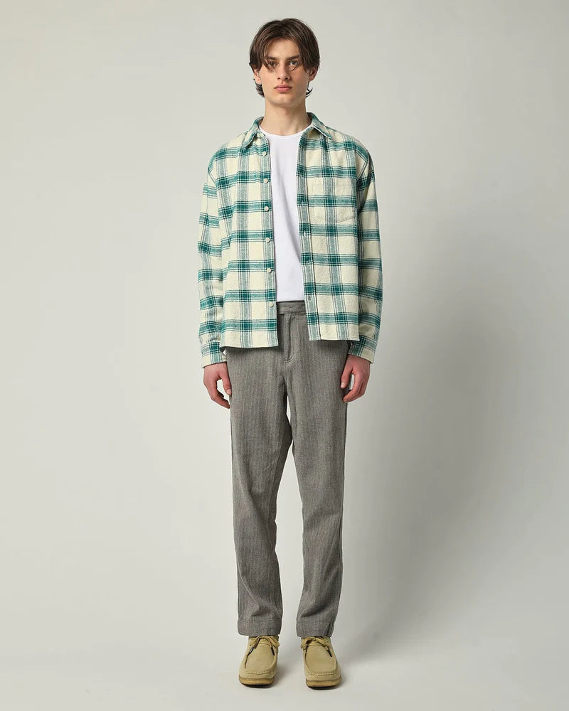 Jewel Plaid LS